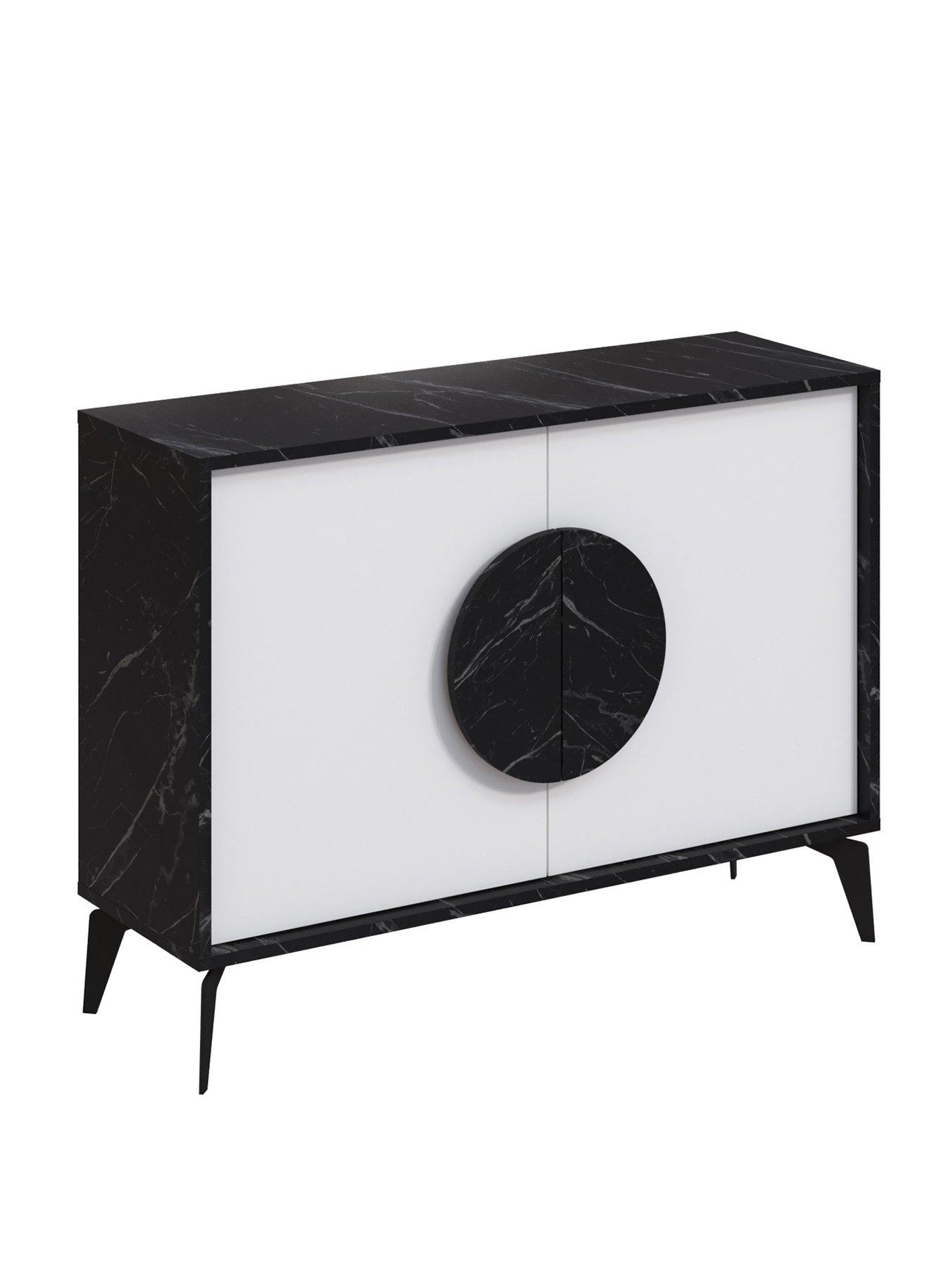 Image 2 of 7 of Decortie Gora Sideboard - Black/white