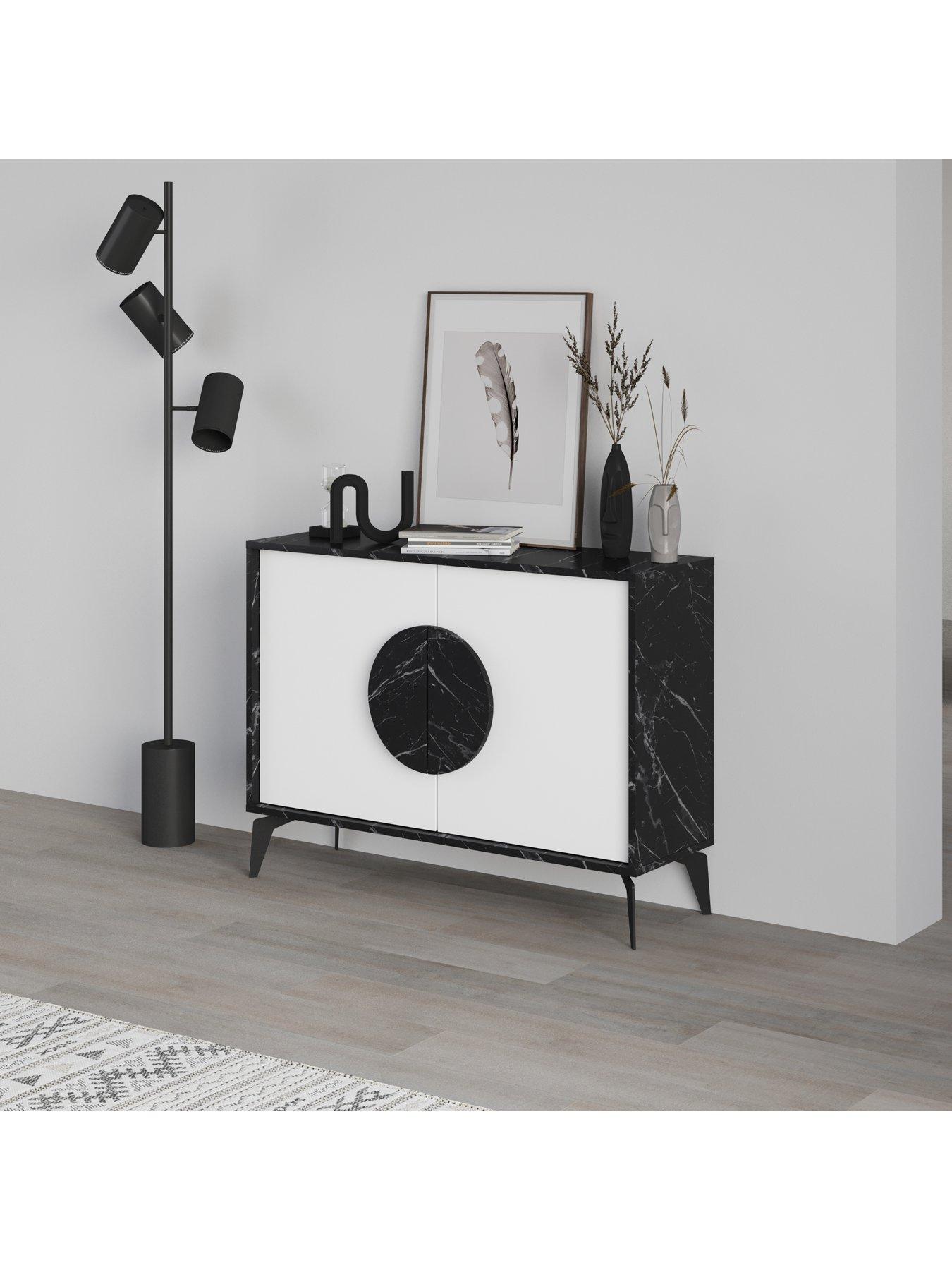 Image 3 of 7 of Decortie Gora Sideboard - Black/white