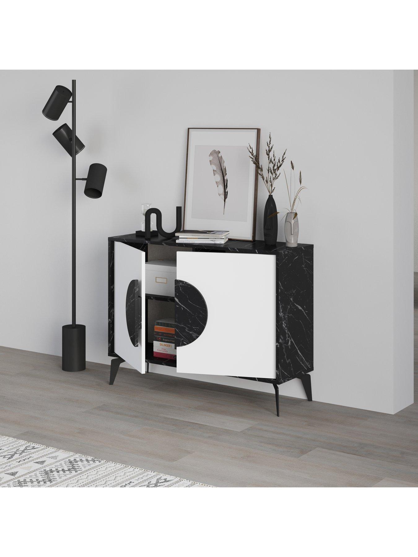 Image 4 of 7 of Decortie Gora Sideboard - Black/white