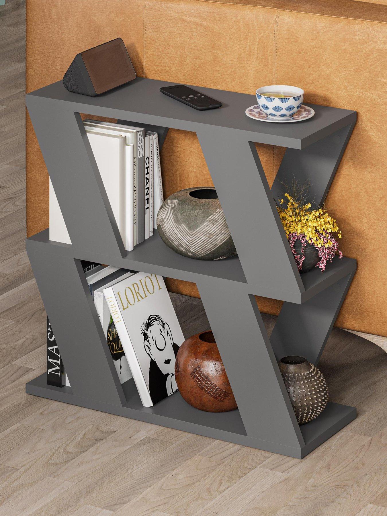 undefined Lazena Sofa Side Table - Anthracite