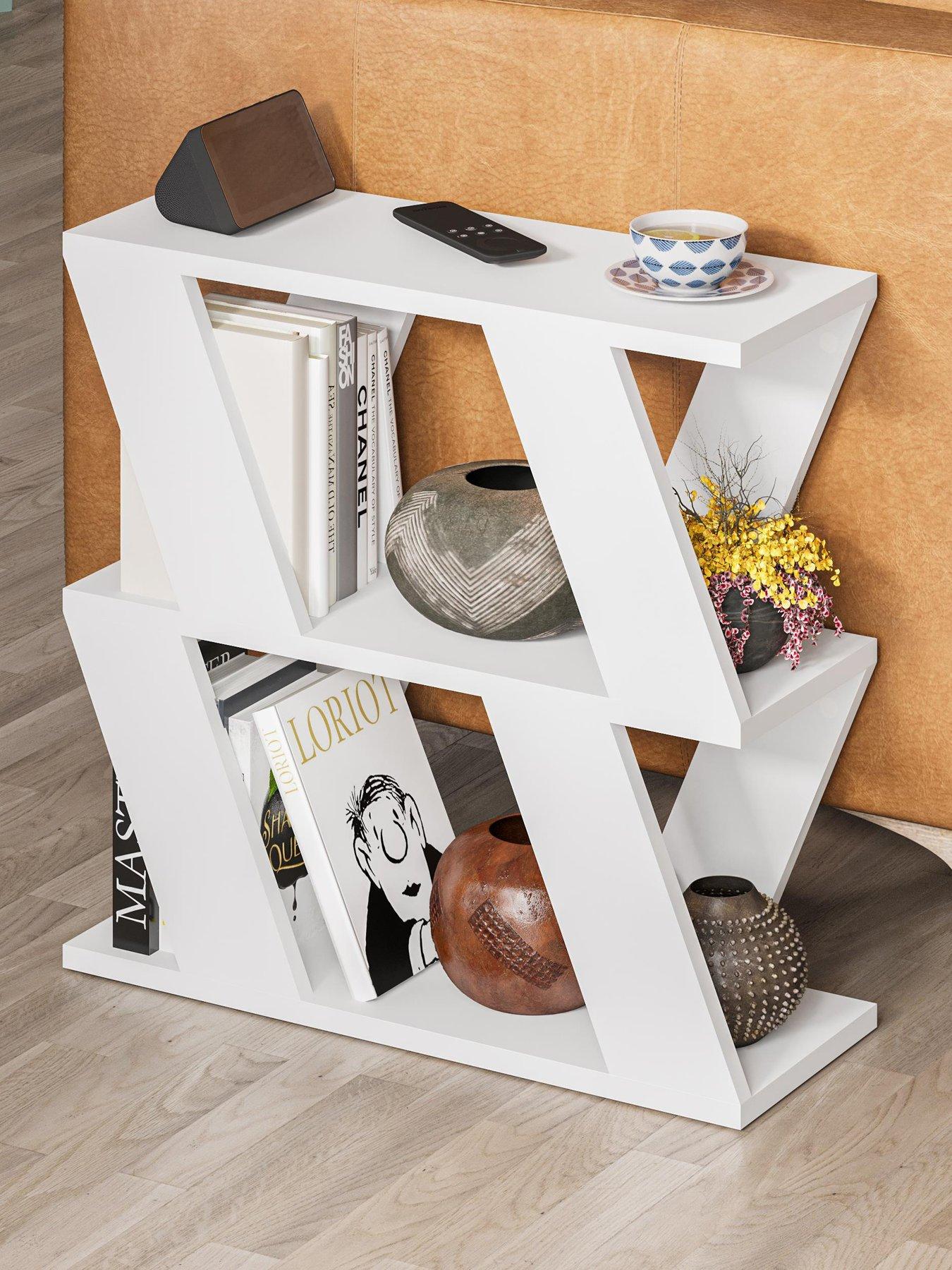 undefined Lazena Sofa Side Table - White