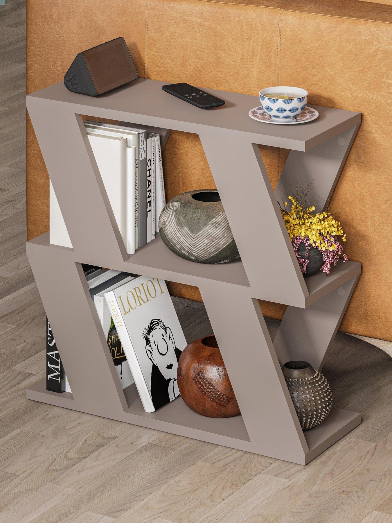 Image 1 of 7 of Decortie Lazena Sofa Side Table - Mocha