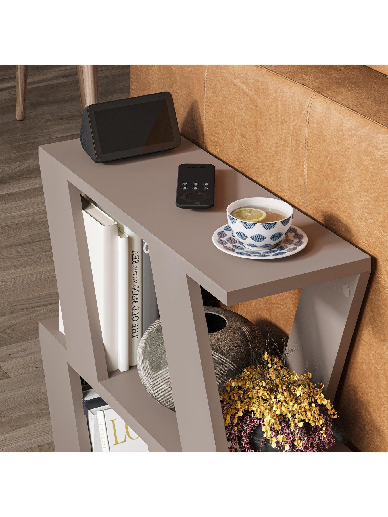 Image 4 of 7 of Decortie Lazena Sofa Side Table - Mocha