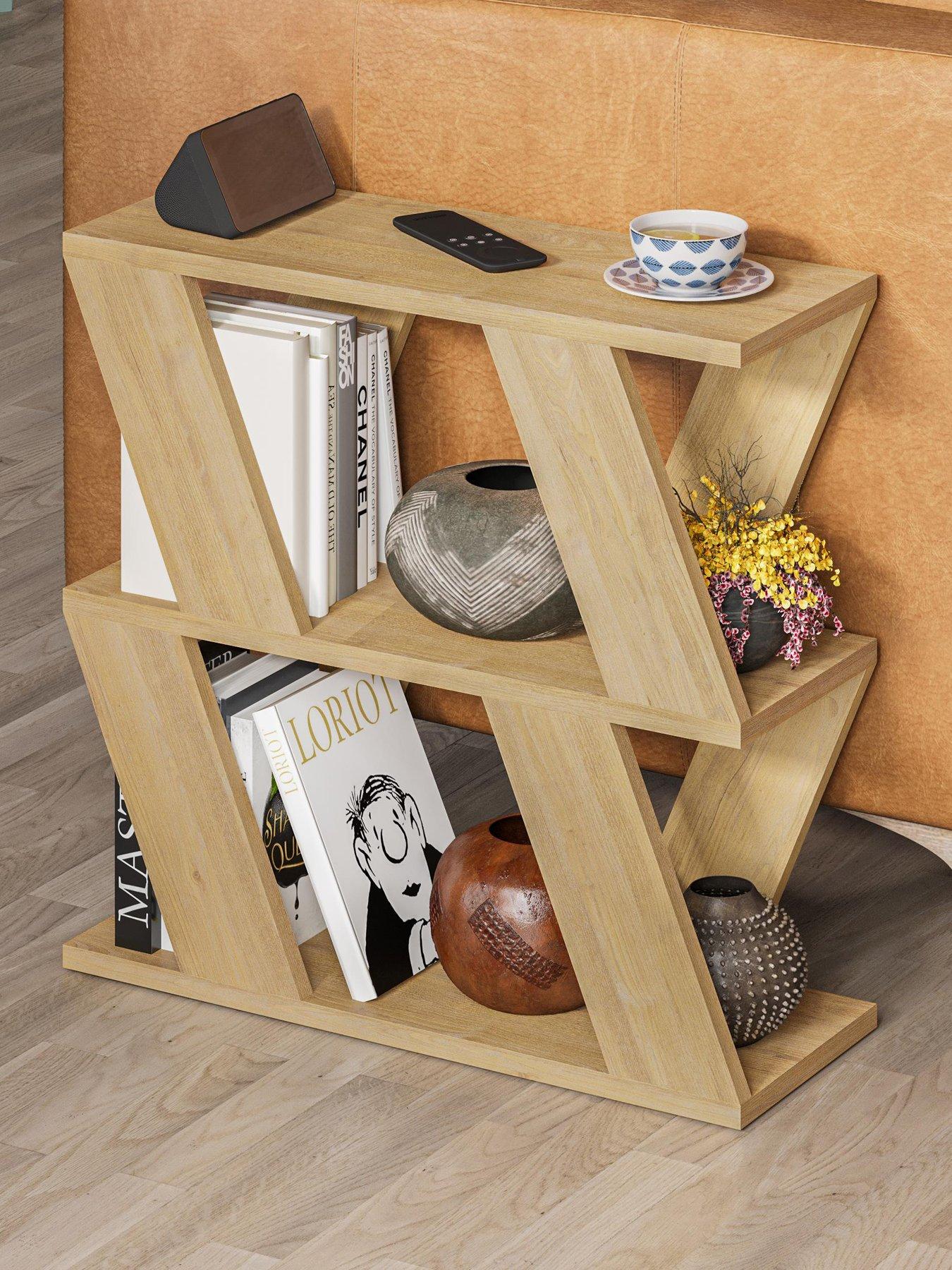 Image 1 of 7 of Decortie Lazena Sofa Side Table - Oak