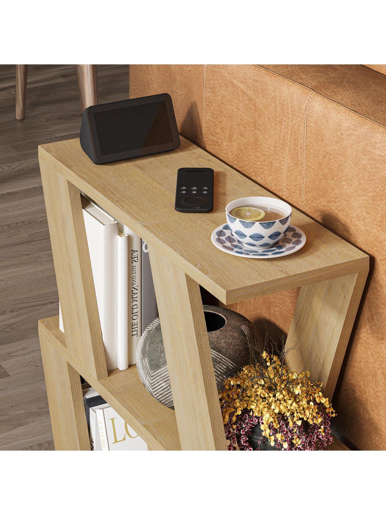 Image 4 of 7 of Decortie Lazena Sofa Side Table - Oak