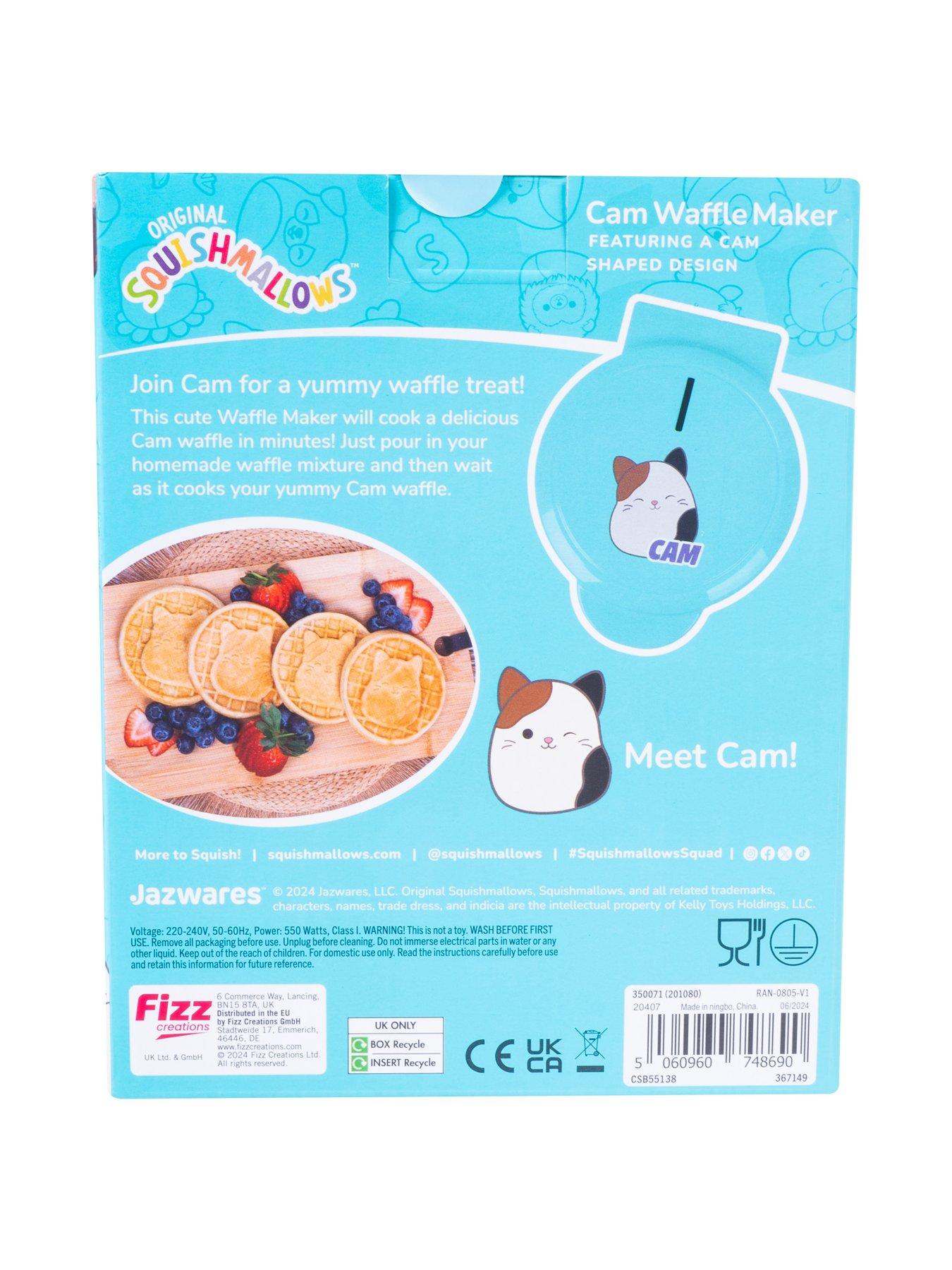 Image 6 of 6 of Squishmallows Cam the Cat Waffle Maker