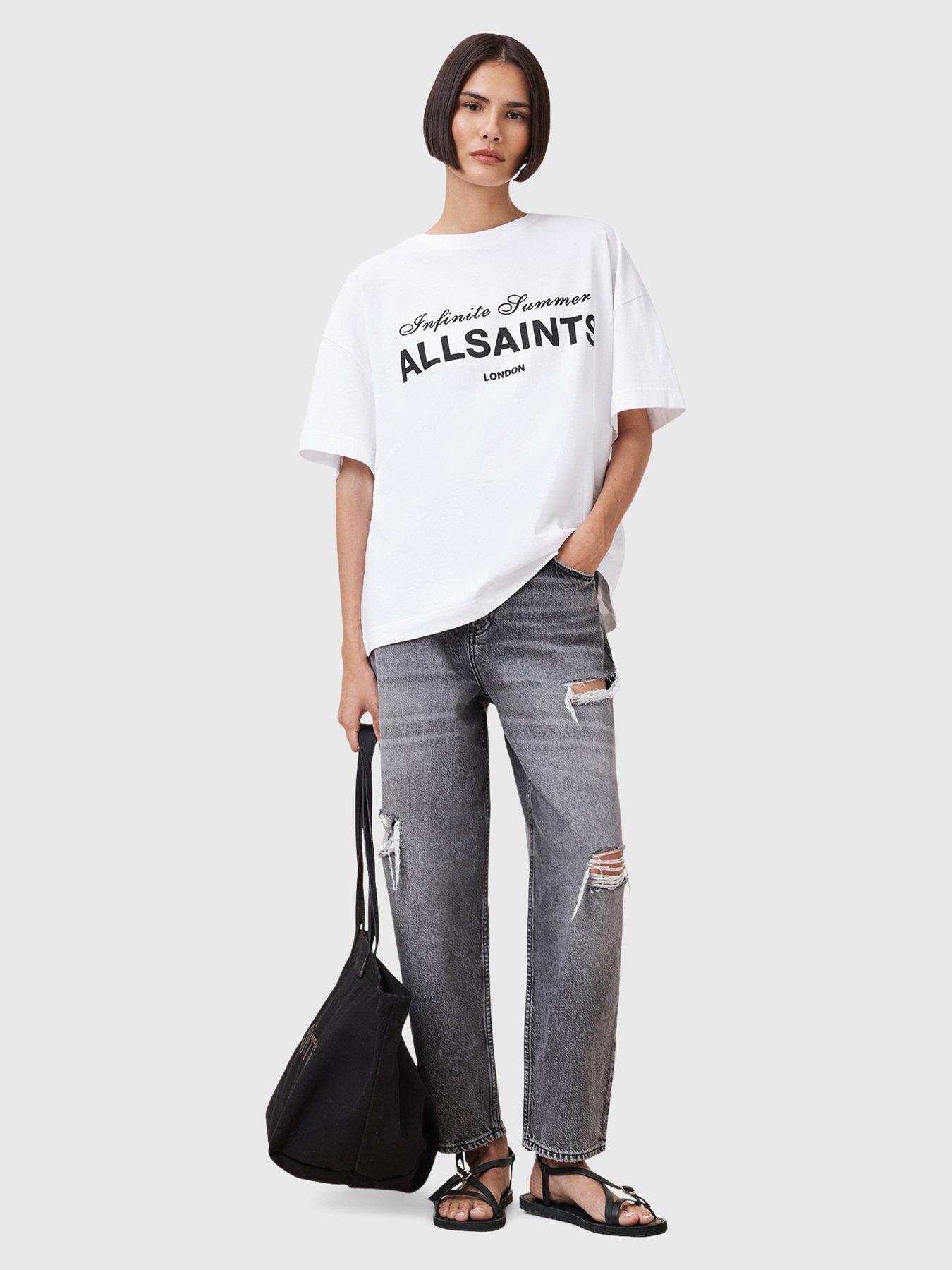 Image 3 of 6 of AllSaints Avri T-Shirt - White