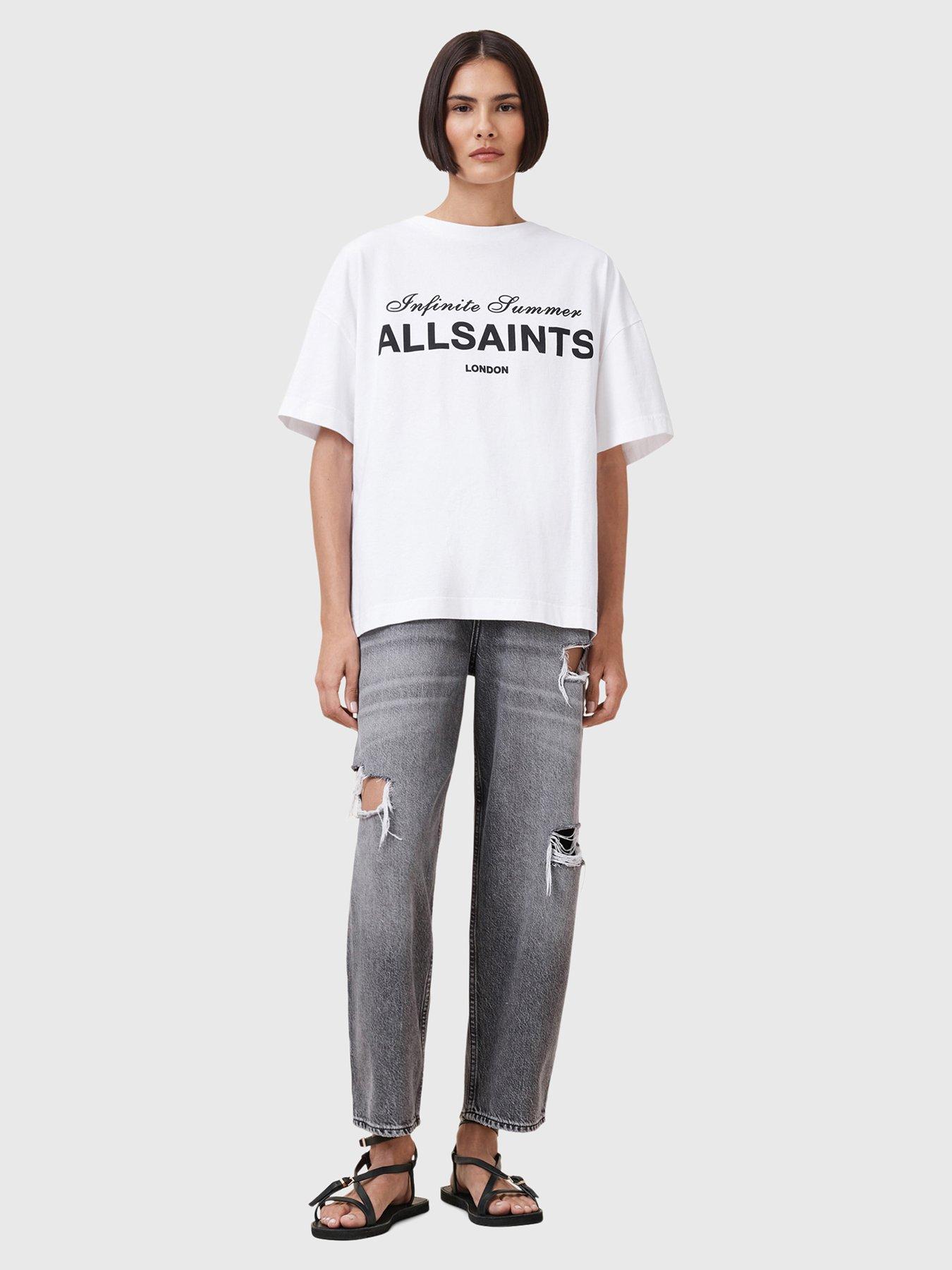 Image 4 of 6 of AllSaints Avri T-Shirt - White
