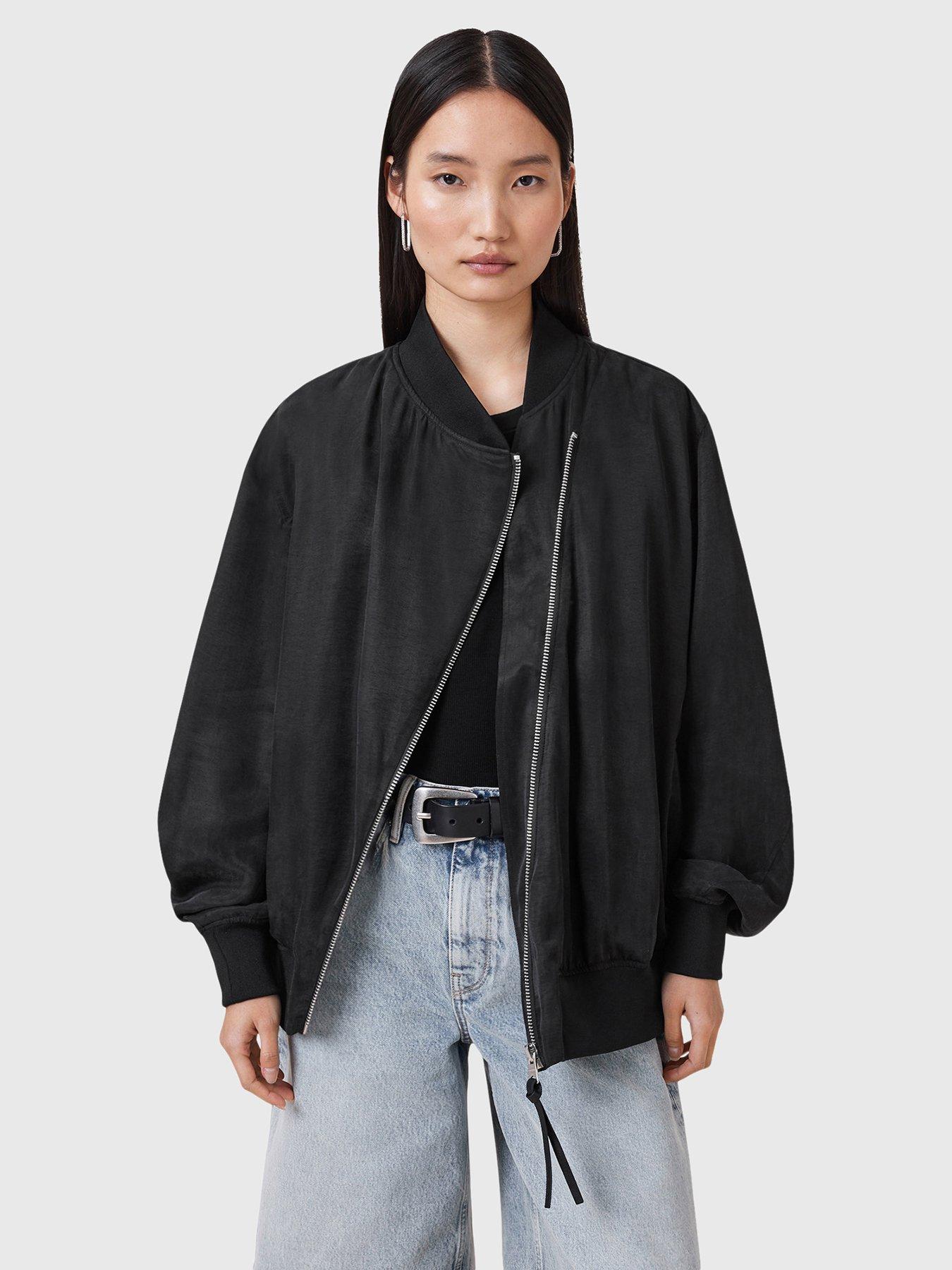 undefined Avril Bomber Jacket - Black