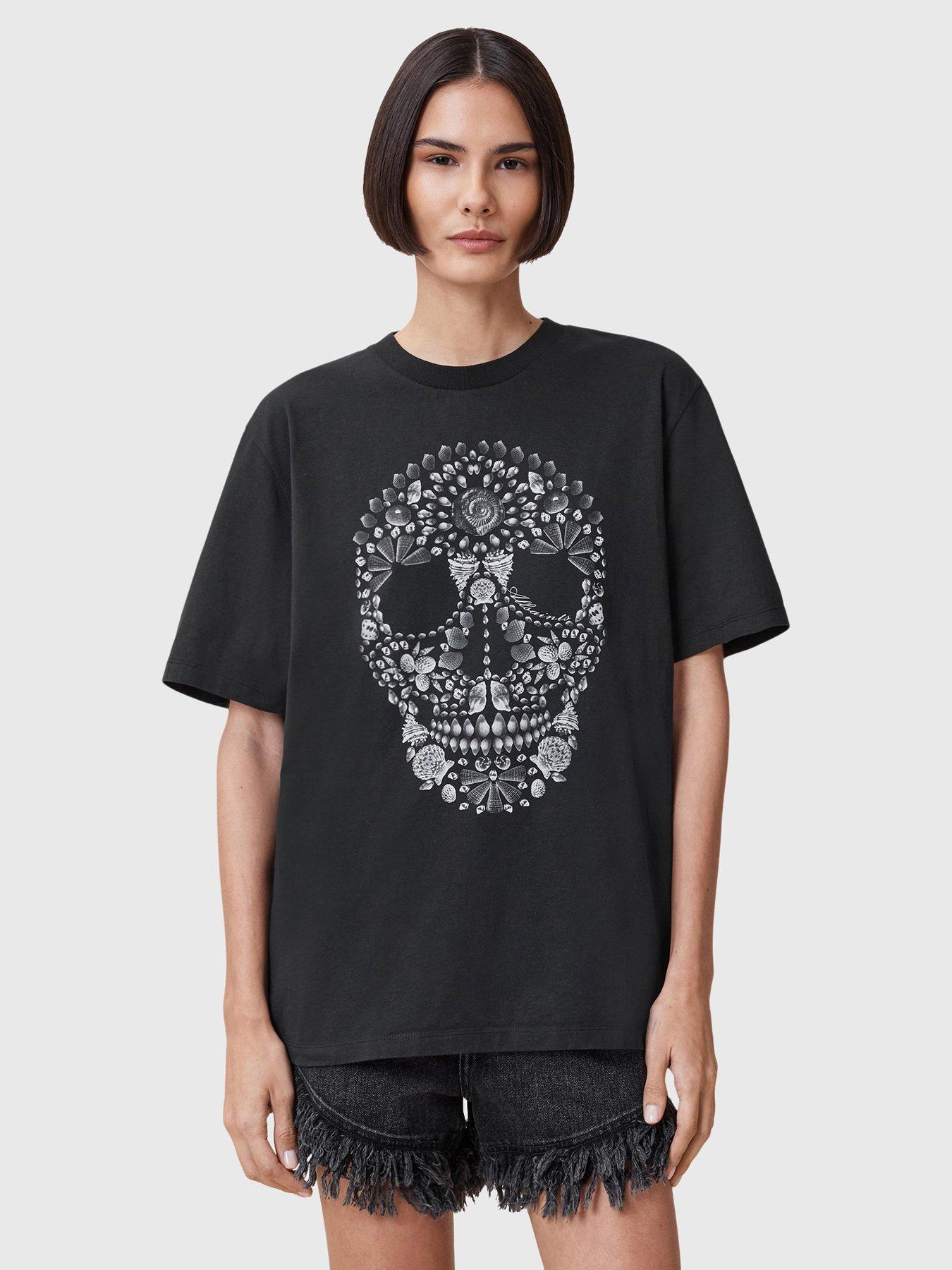 undefined Shkull Bf T-Shirt - Black