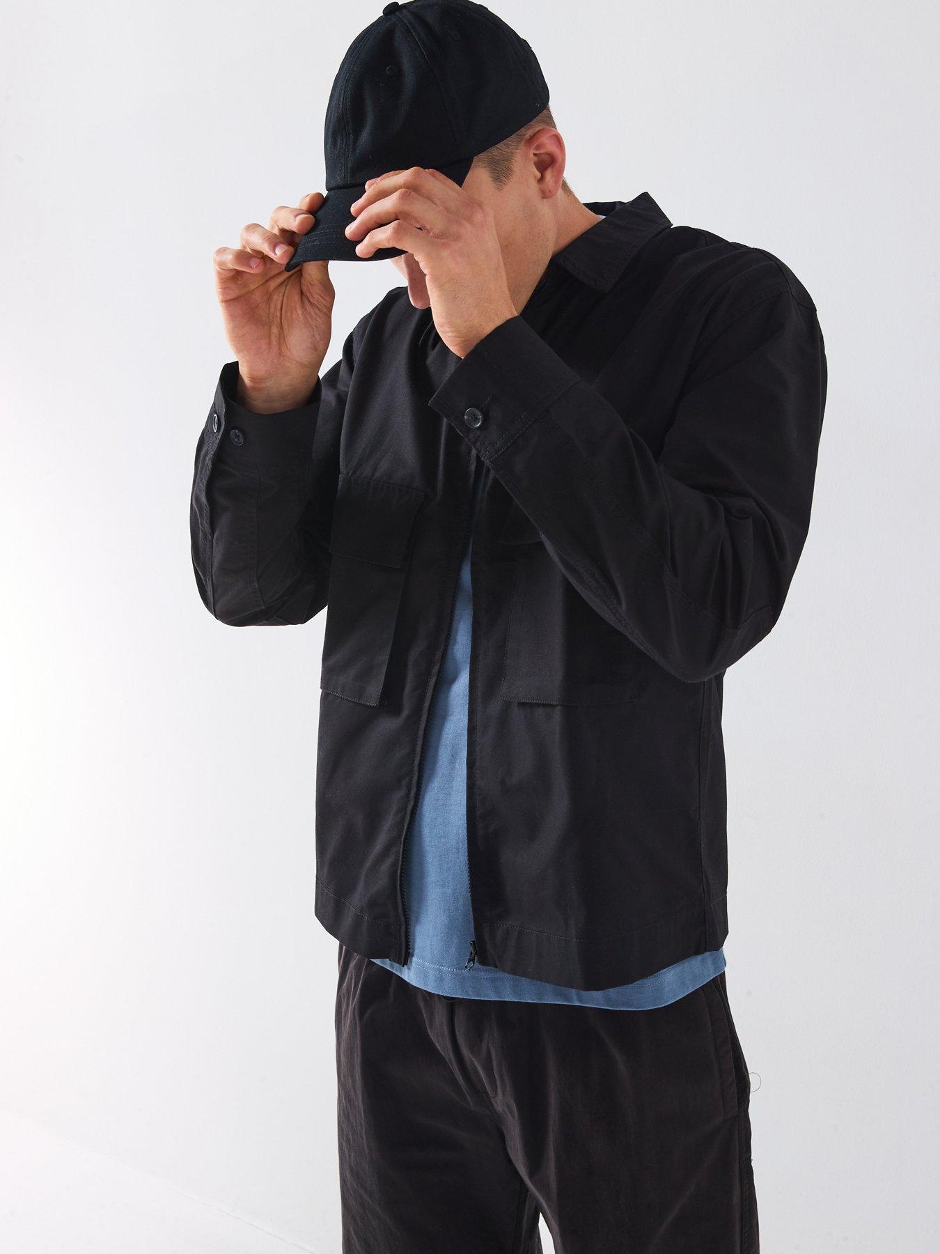 Image 4 of 6 of Very Man Loose Tech Trousers - Black