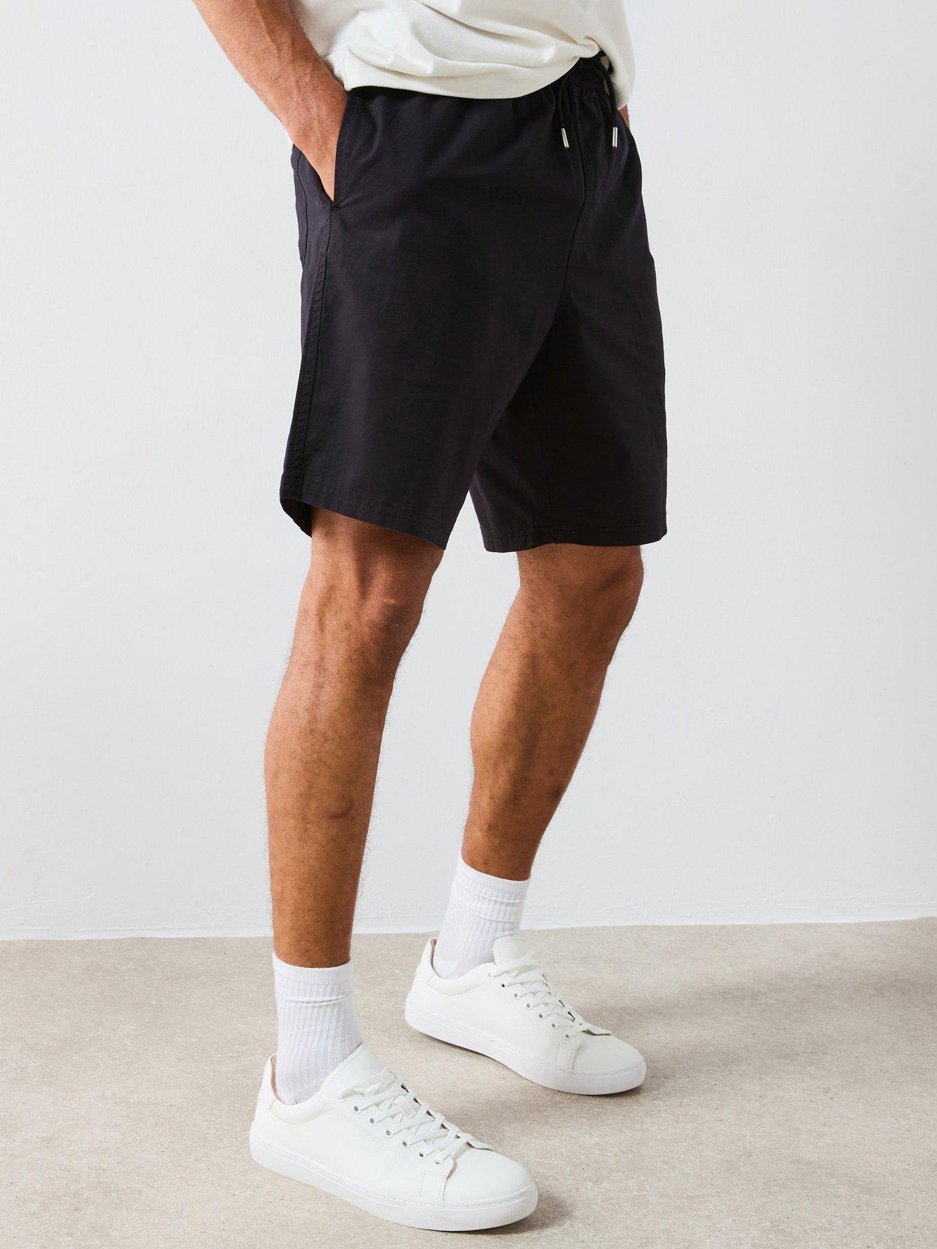 undefined Lyocell Blend Shorts - Black
