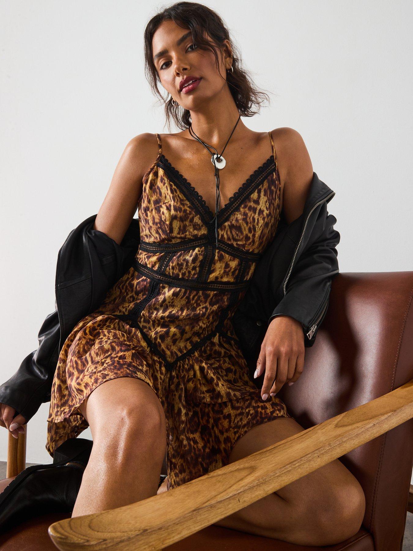 all saints brown dress ALLSAINTS Jessie Dress in Brown