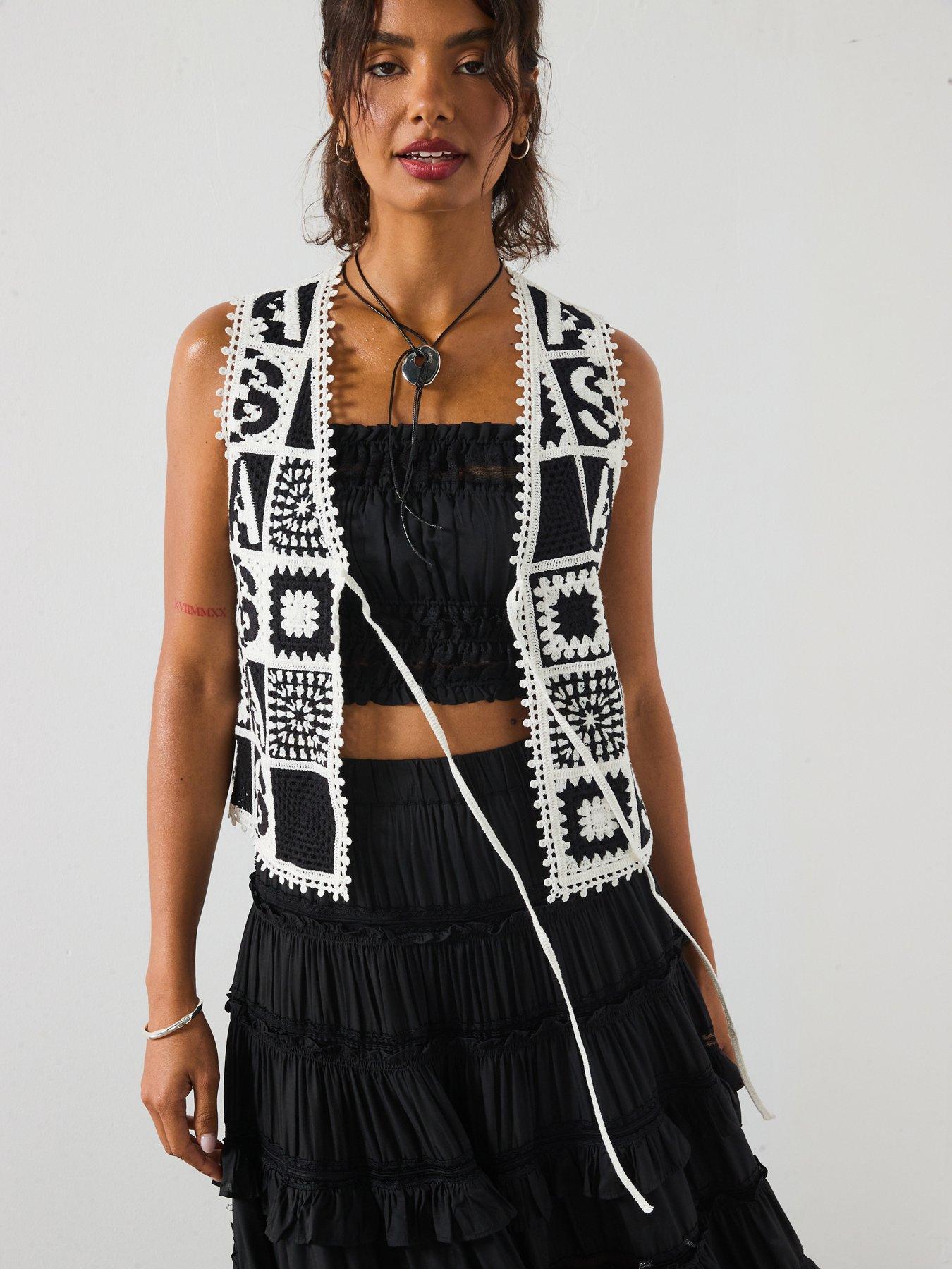 AllSaints Florence Waistcoat - Black