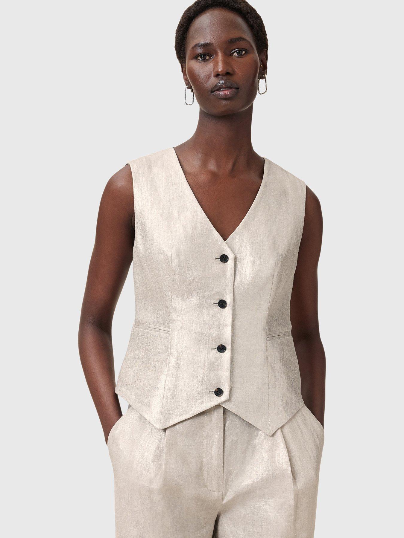 undefined Averie Waistcoat - Grey