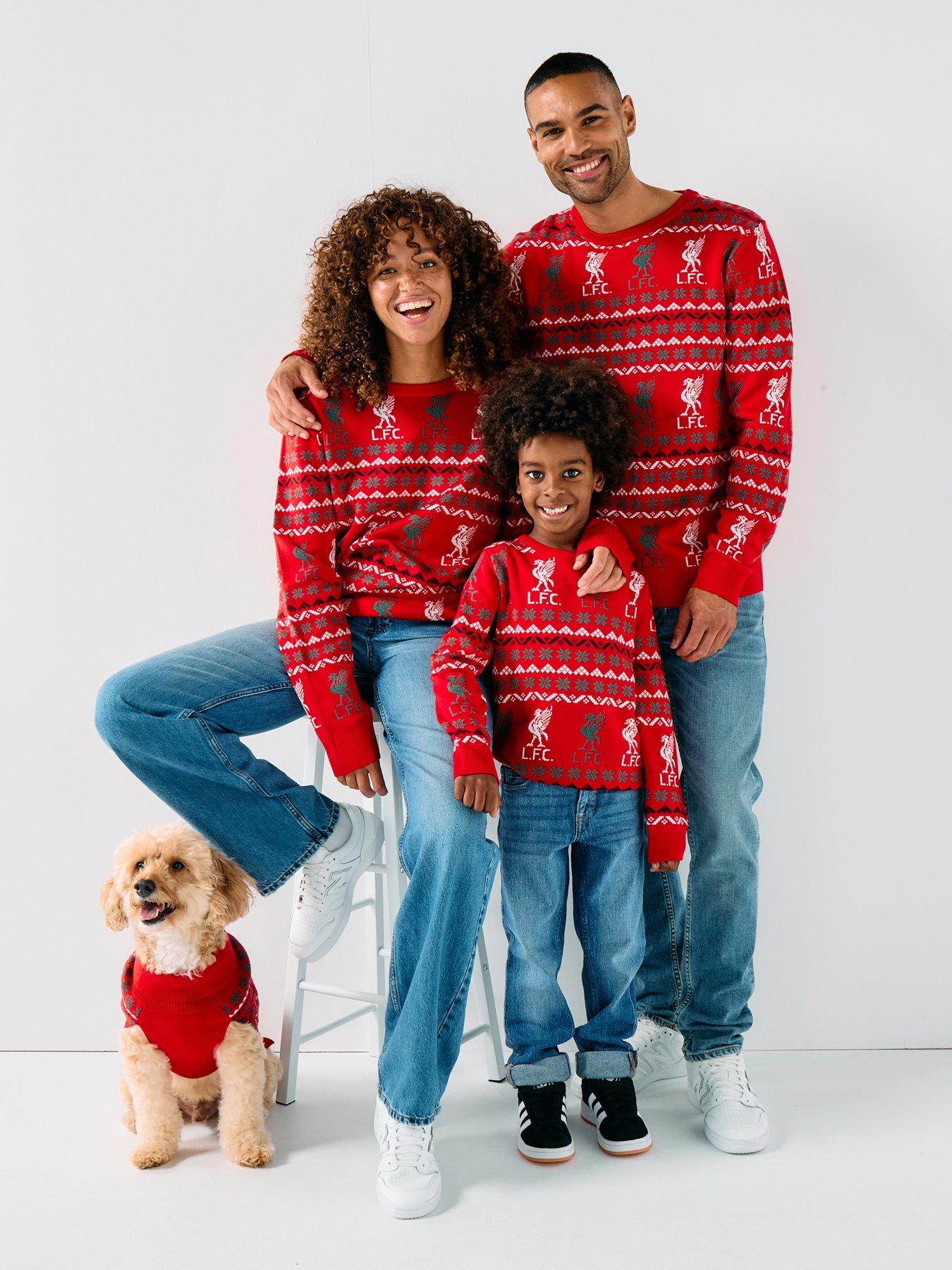 Liverpool FC Adult Fairisle Christmas Jumper - Multi