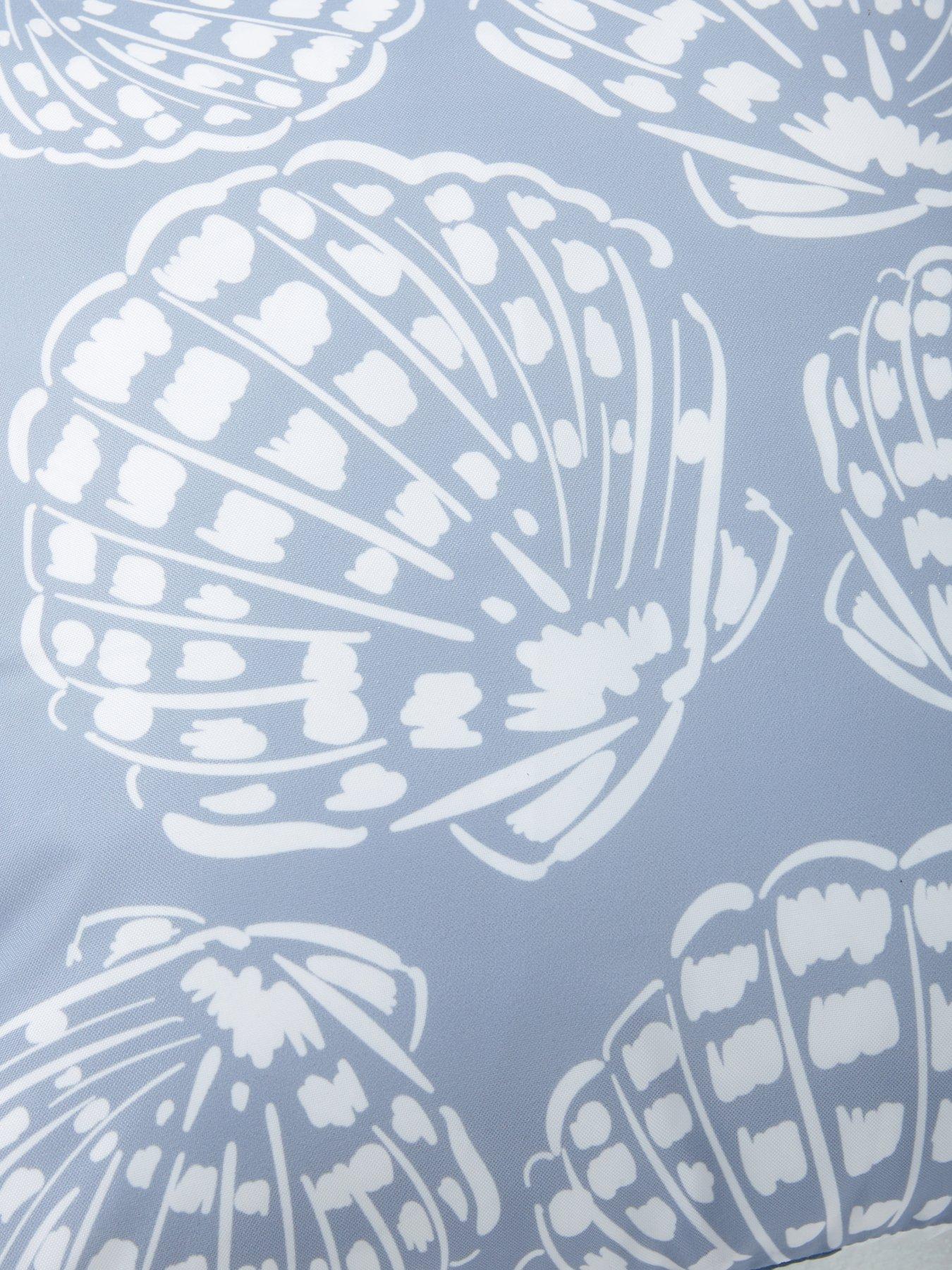 Image 4 of 5 of The Very Collection Scallop Stripe Showerproof Cushion