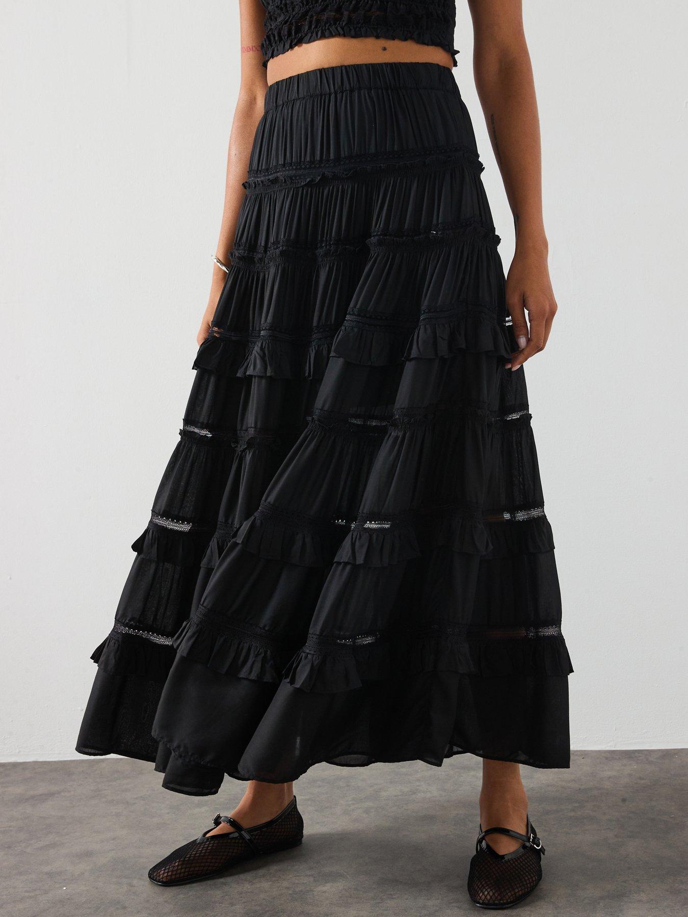 AllSaints Talia Skirt - Black