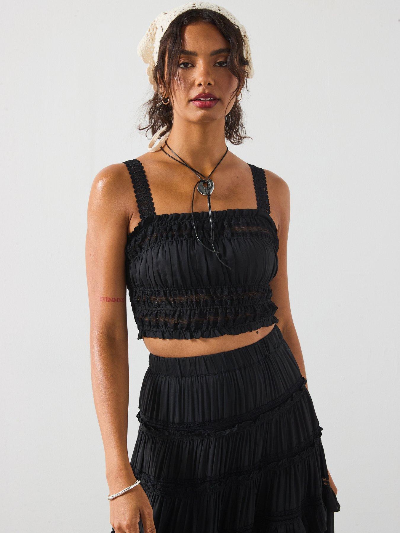 undefined Talia Top - Black