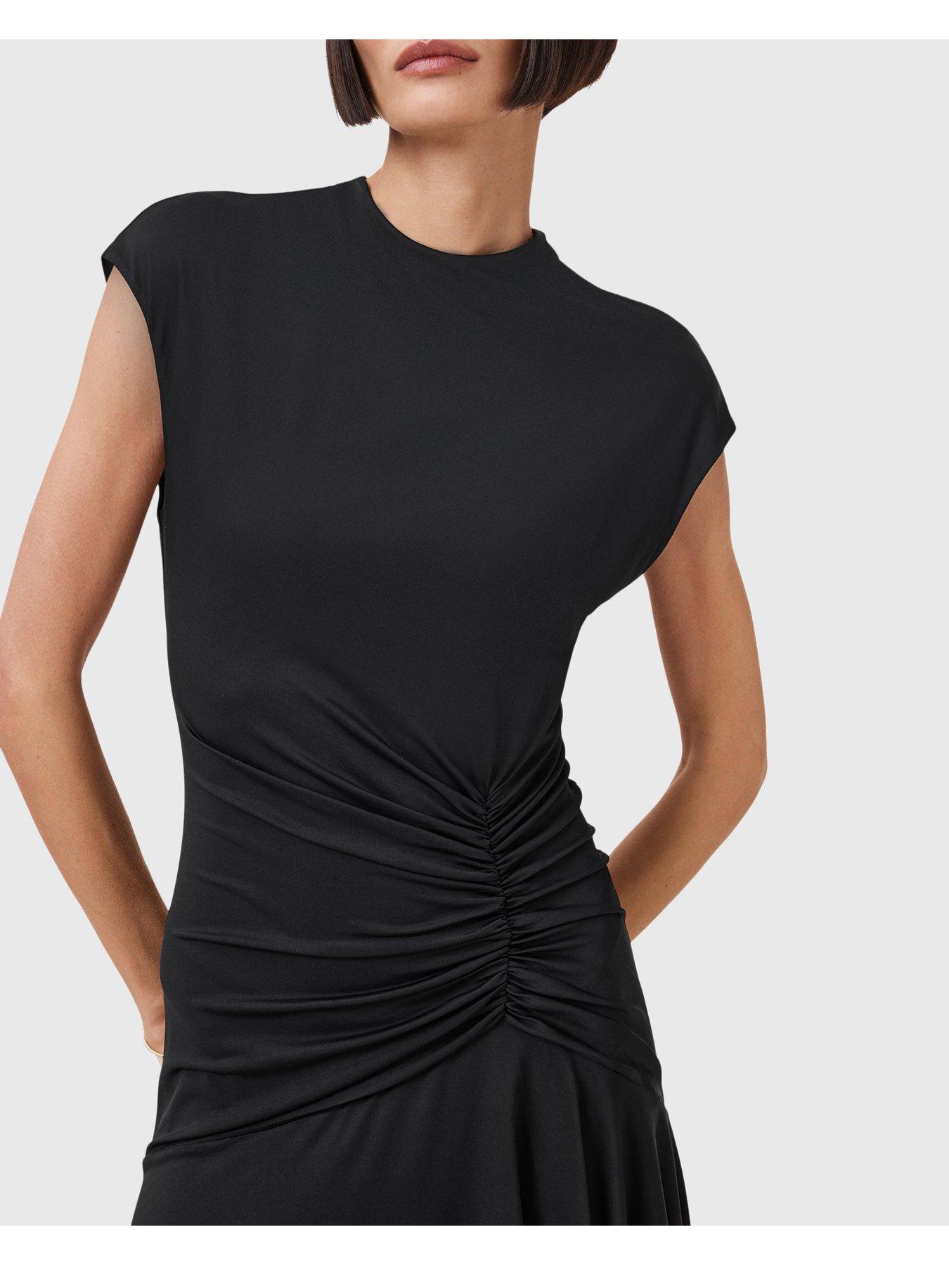 Image 3 of 5 of AllSaints Annalie Dress - Black