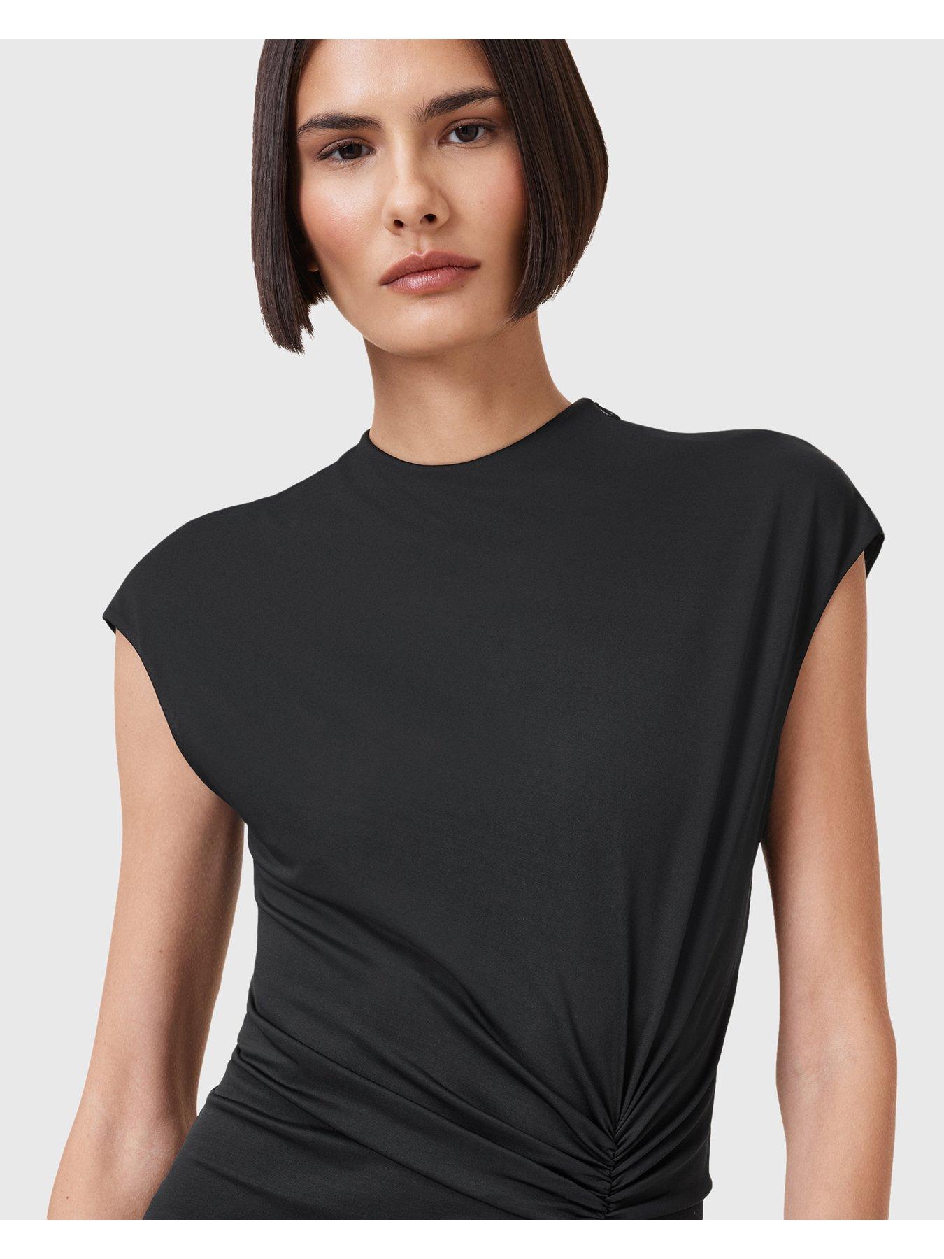 Image 4 of 5 of AllSaints Annalie Dress - Black