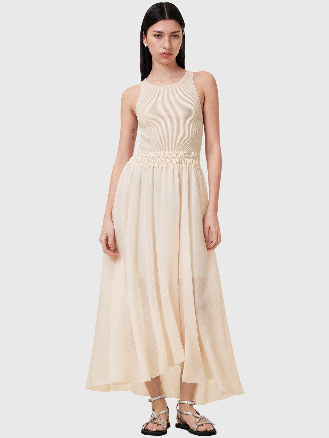 AllSaints: Zenia Dress - White