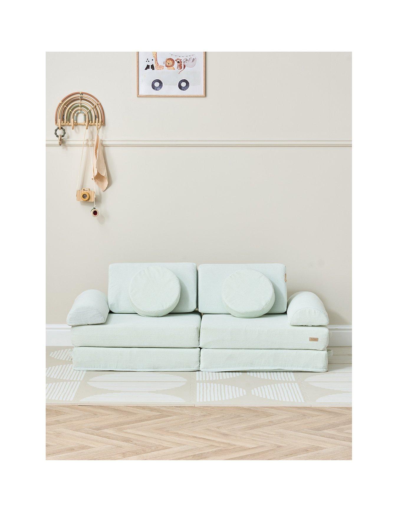 Image 2 of 7 of Tutti Bambini Playrama Montessori Kids Play Sofa - Sea Mist