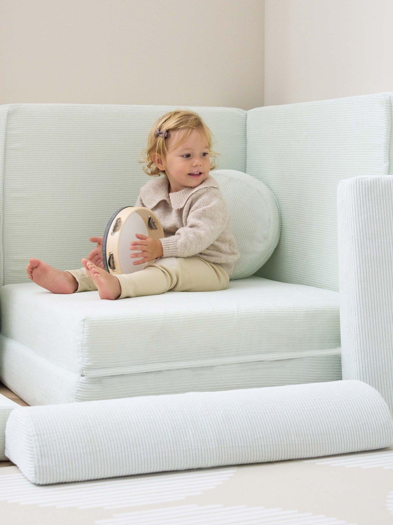 Image 4 of 7 of Tutti Bambini Playrama Montessori Kids Play Sofa - Sea Mist