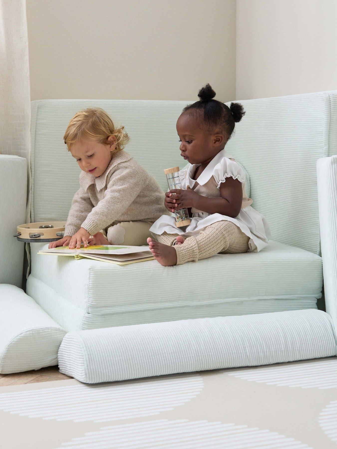 Image 6 of 7 of Tutti Bambini Playrama Montessori Kids Play Sofa - Sea Mist