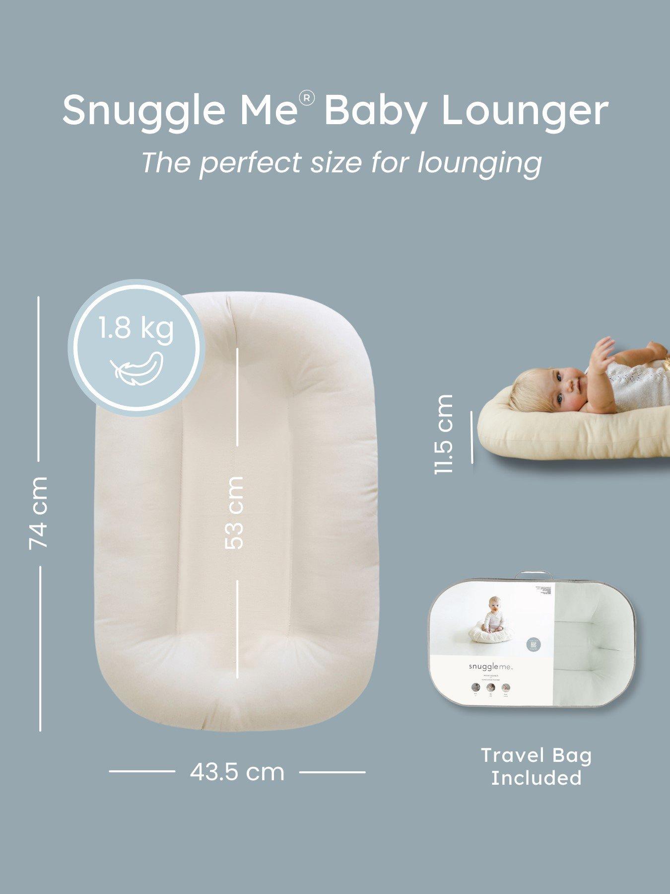 Snuggle Me Newborn Baby Lounger Natural Very