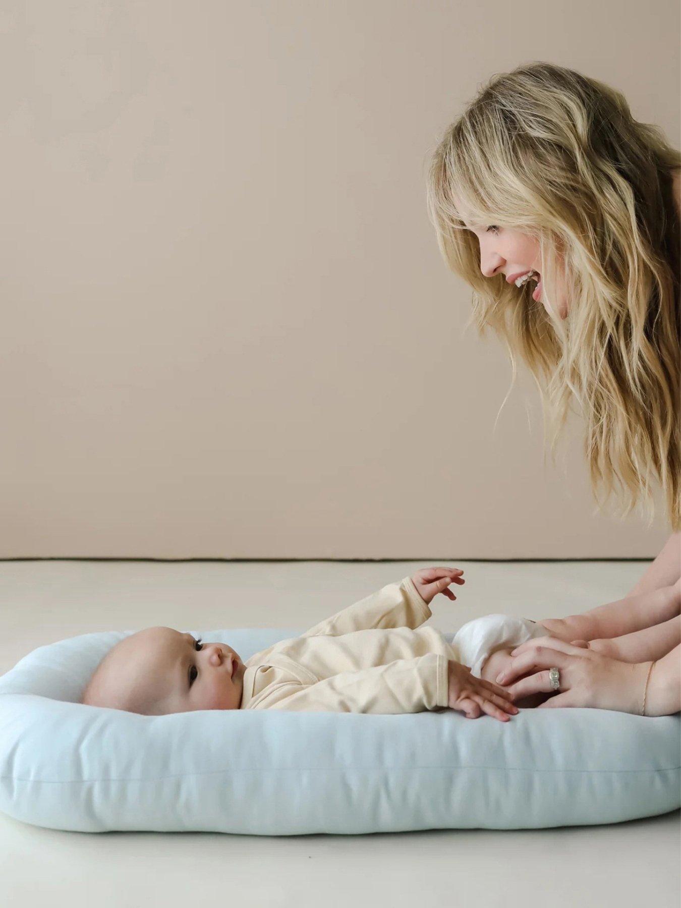 Image 1 of 6 of Snuggle Me Newborn Baby Lounger - Bluebell