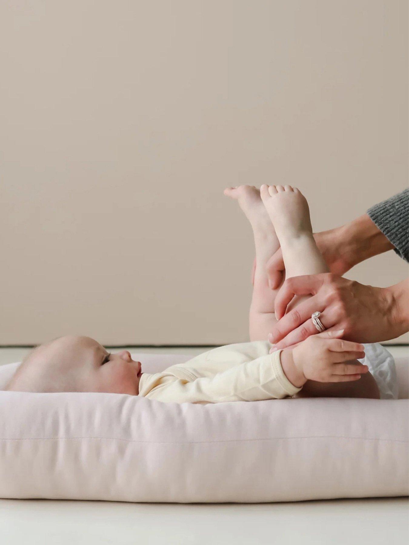 Image 1 of 6 of Snuggle Me Newborn Baby Lounger - Petal