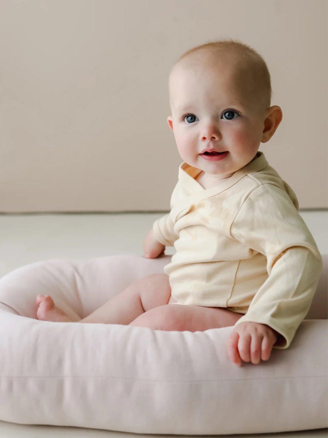 Image 3 of 6 of Snuggle Me Newborn Baby Lounger - Petal