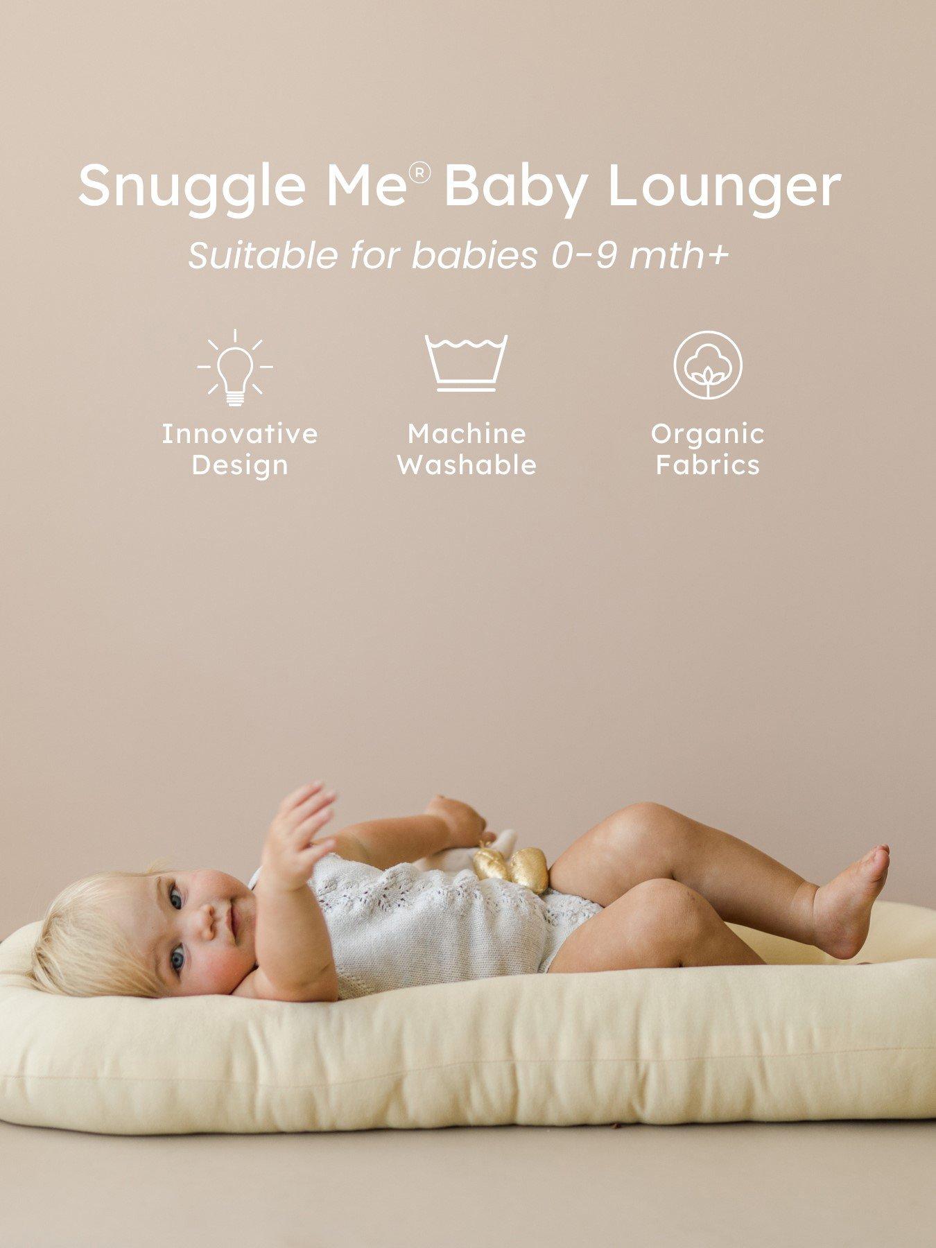 Image 4 of 6 of Snuggle Me Newborn Baby Lounger - Petal