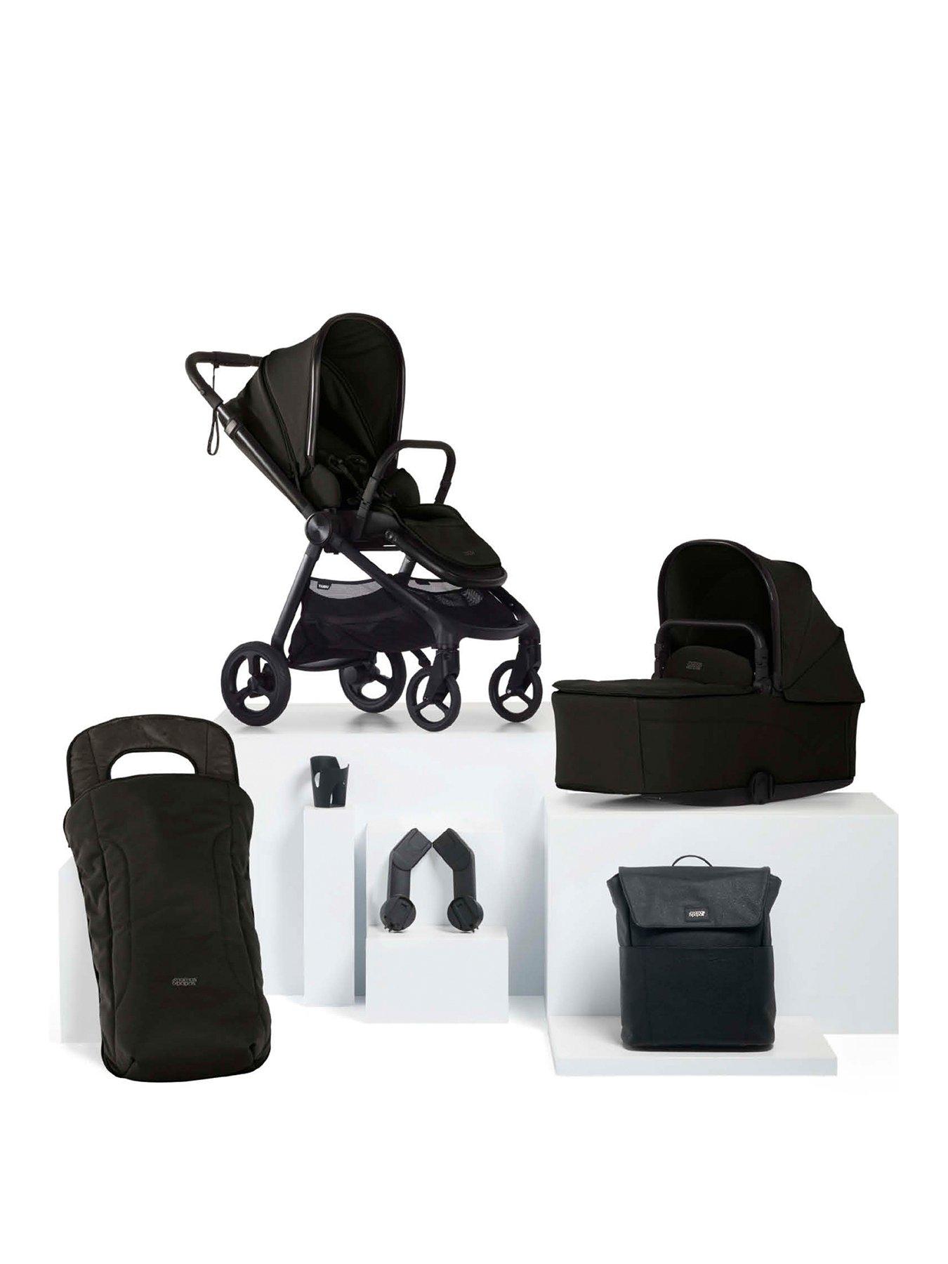 undefined Essential Kit - Vardo Noir (Inc Pushchair, Carrycot, Adaptors, Cupholder, Bag, Footmuff)
