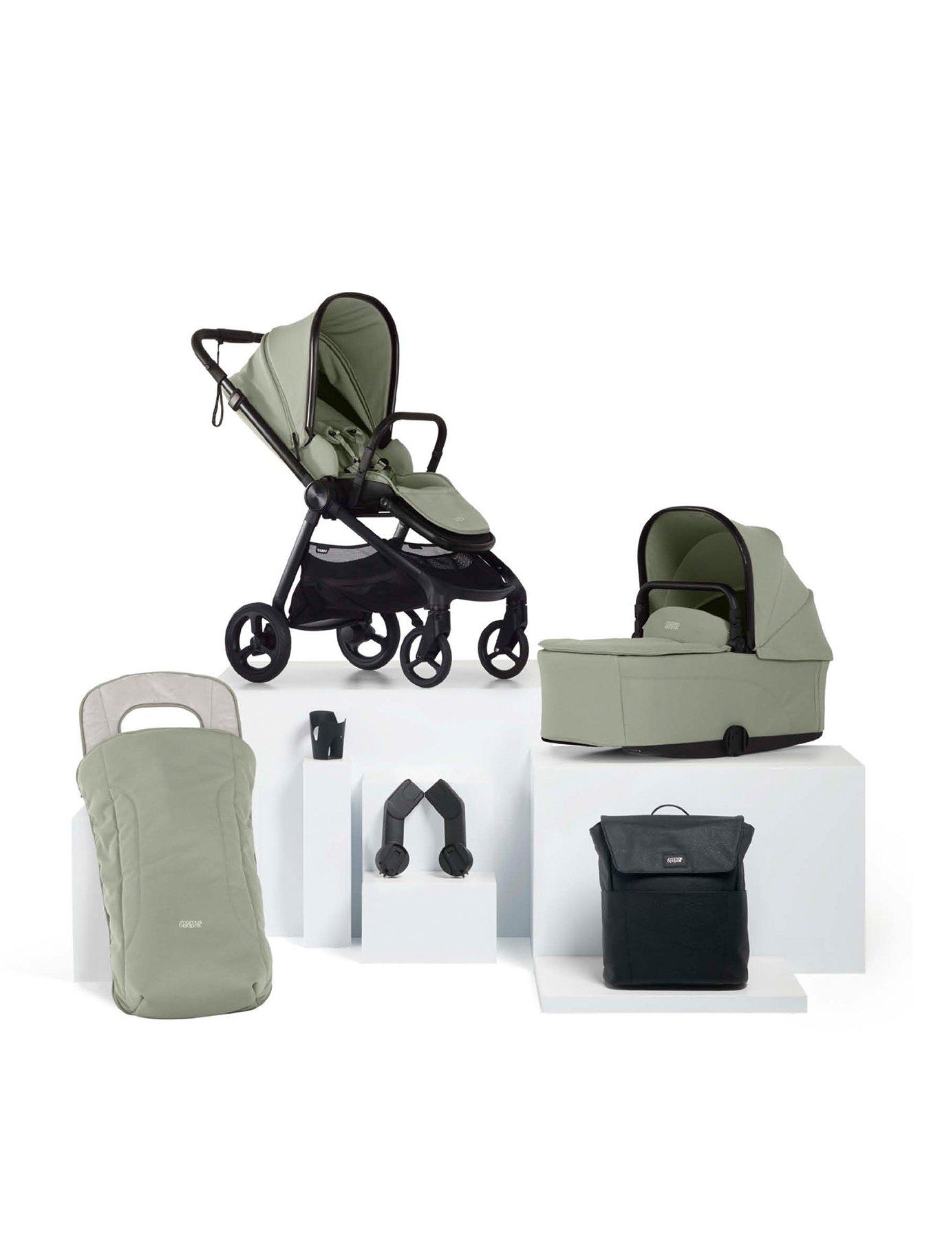 Mamas & Papas Essential Kit - Vardo Sage (Inc Pushchair, Carrycot, Adaptors, Cupholder, Bag, Footmuff)