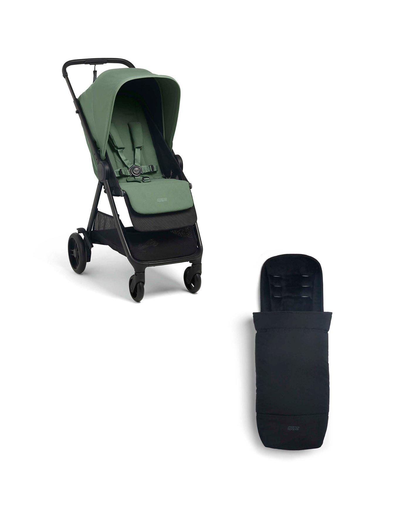 Mamas & Papas Libro Pushchair  &  Footmuff Bay Green Bundle