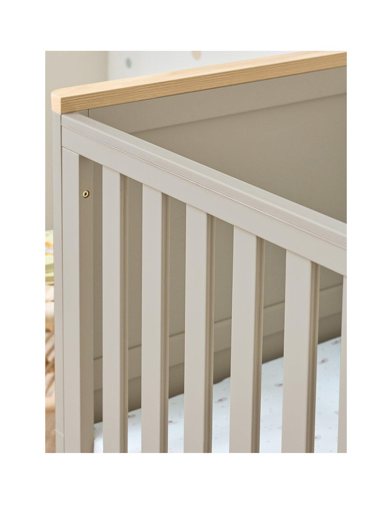 Image 3 of 7 of Tutti Bambini Misha Cot Bed - Mushroom / Golden Oak