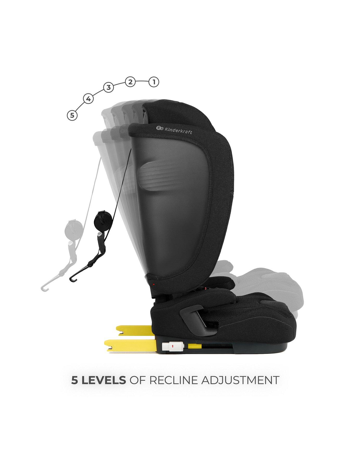 Image 3 of 8 of Kinderkraft FIX2GO I-Size Car Seat - Black