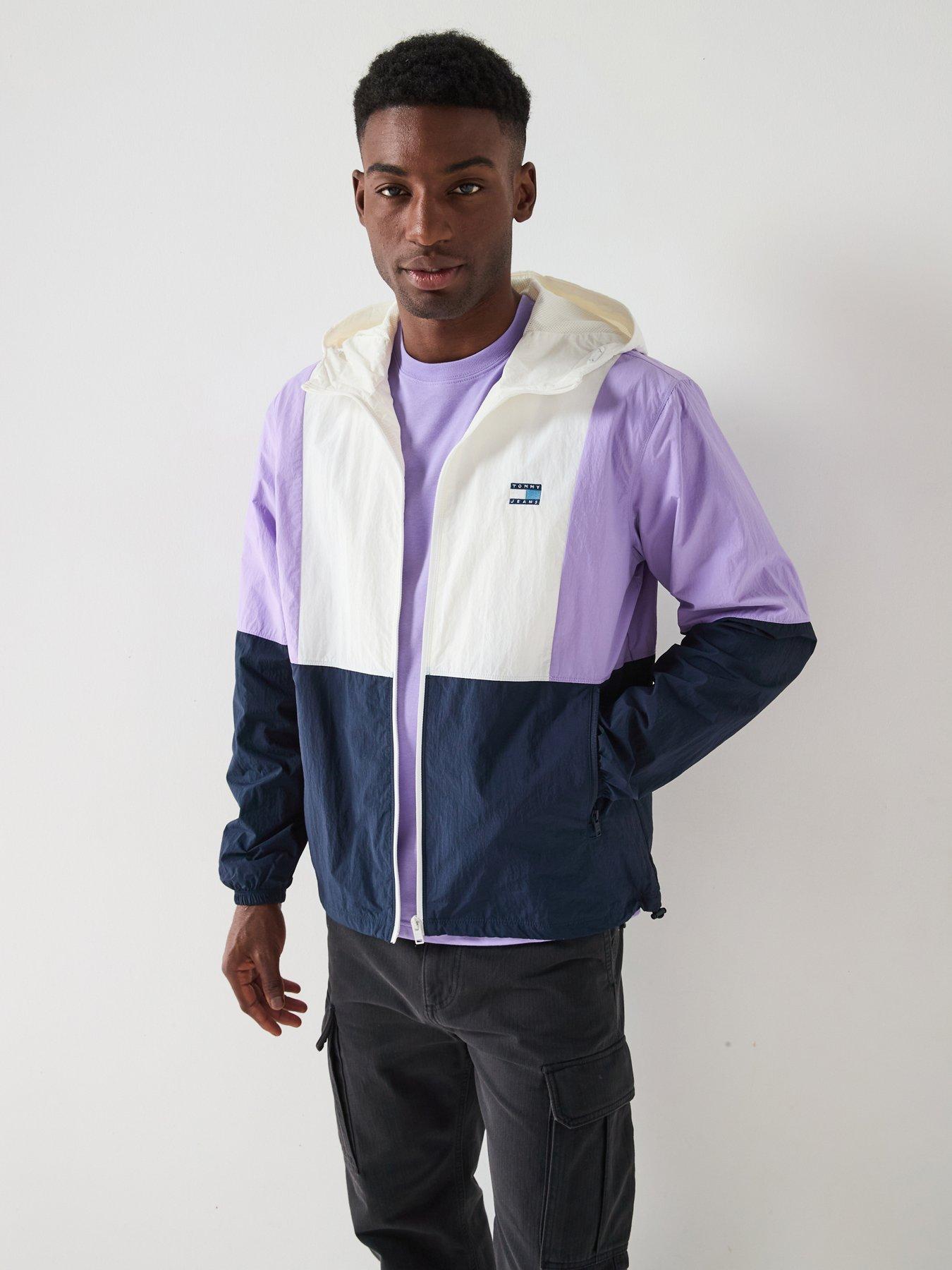 undefined Chicago Retro Windbreaker Jacket - Navy