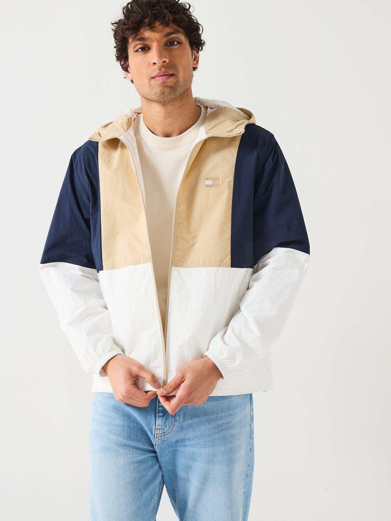 Tommy Jeans Chicago Retro Windbreaker Jacket Beige Very