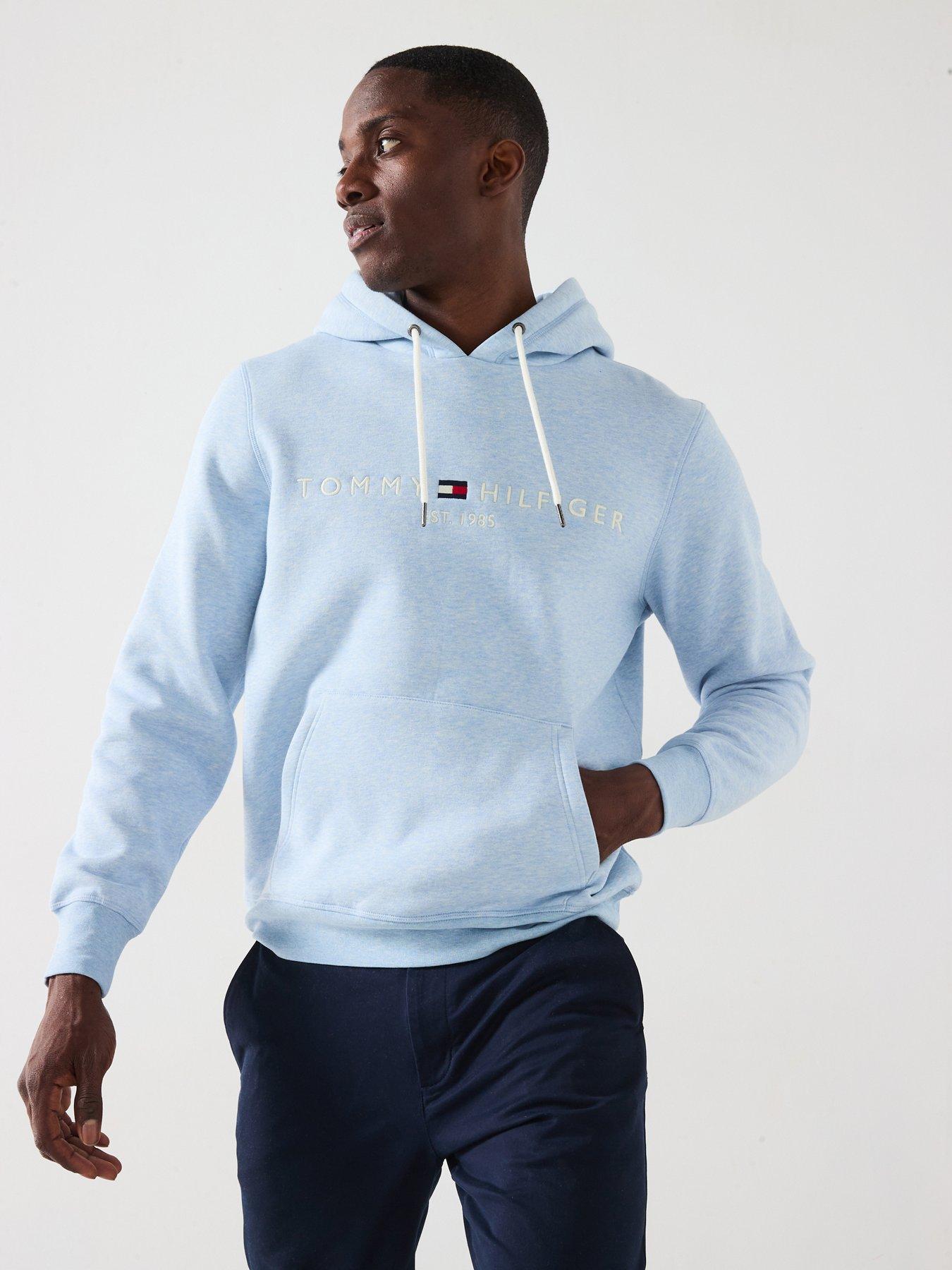 undefined Logo Hoodie - Light Blue