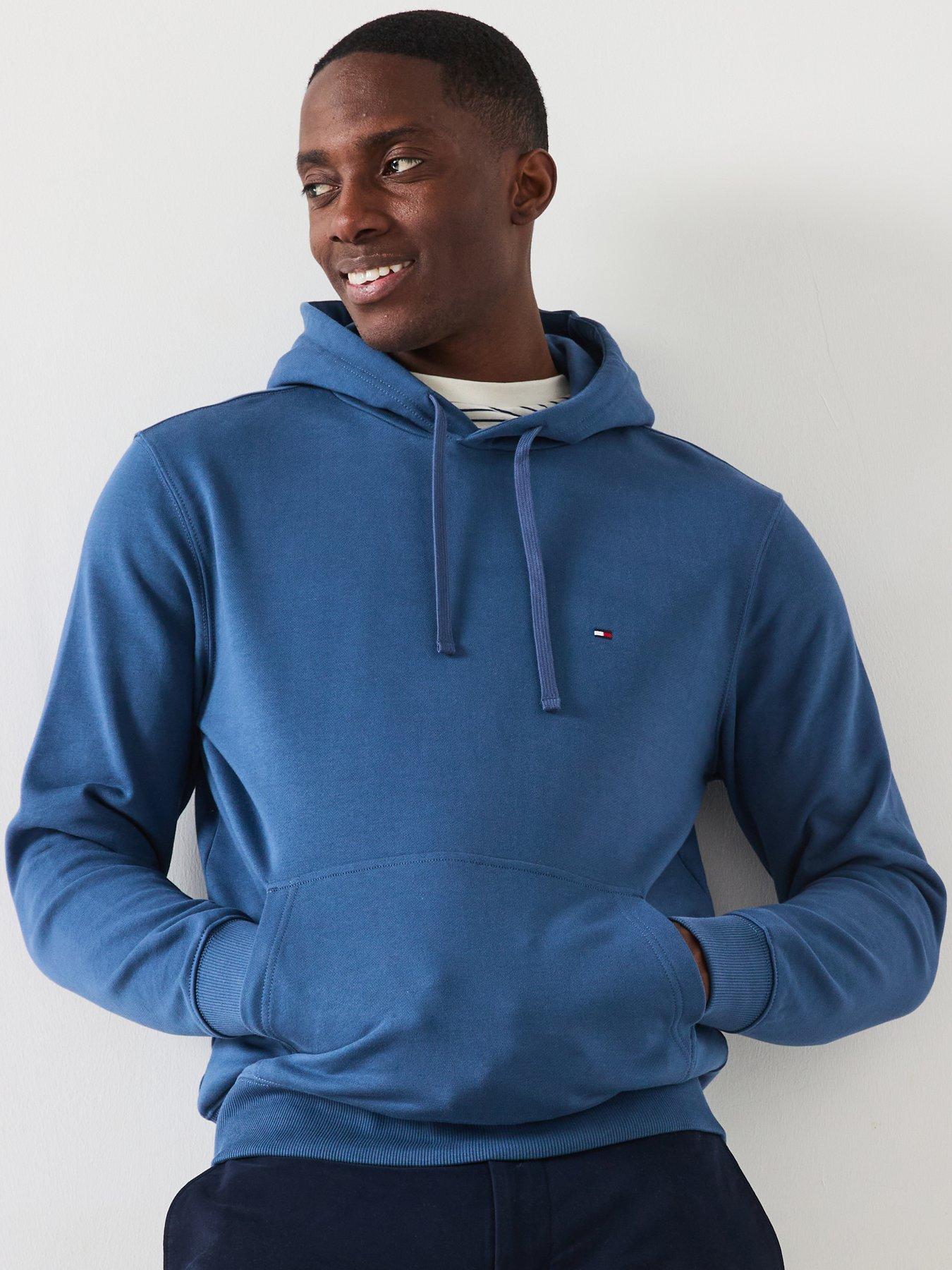undefined Essential Terry Hoodie - Blue