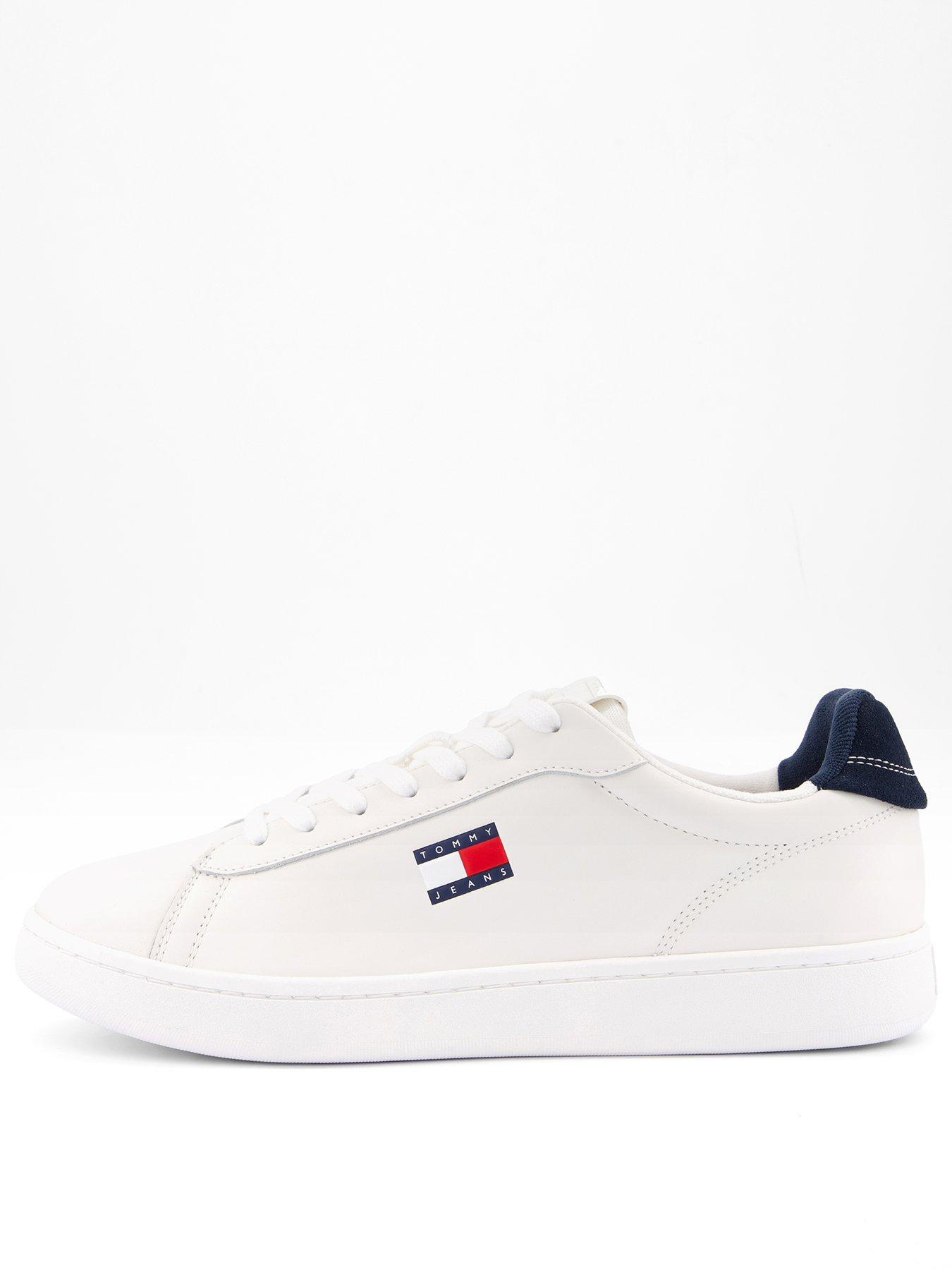 Tommy Jeans Archive '98 Cupsole Trainers, White, Size 45, Men