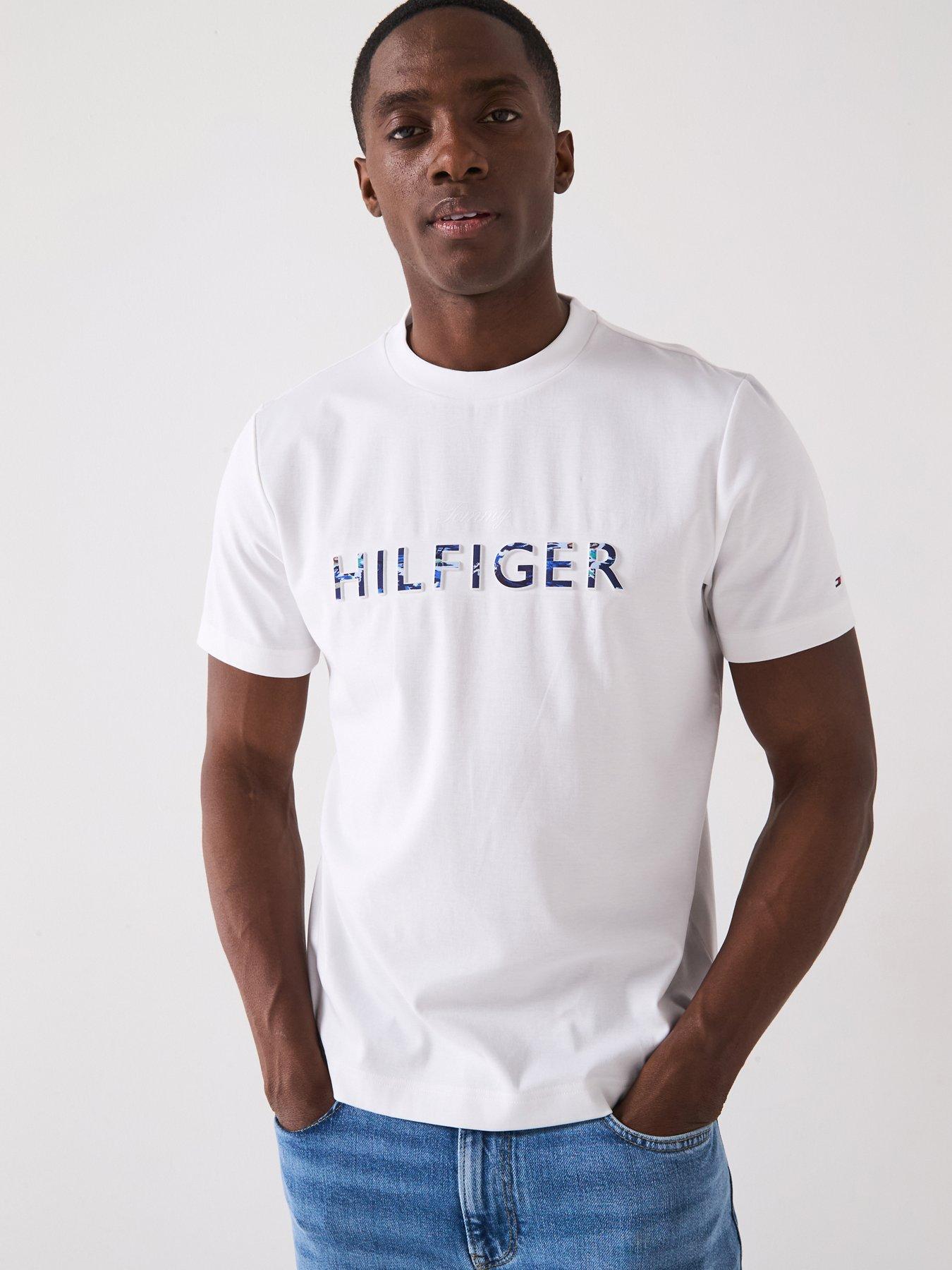Tommy Hilfiger Embossed Summer Logo T-Shirt - White