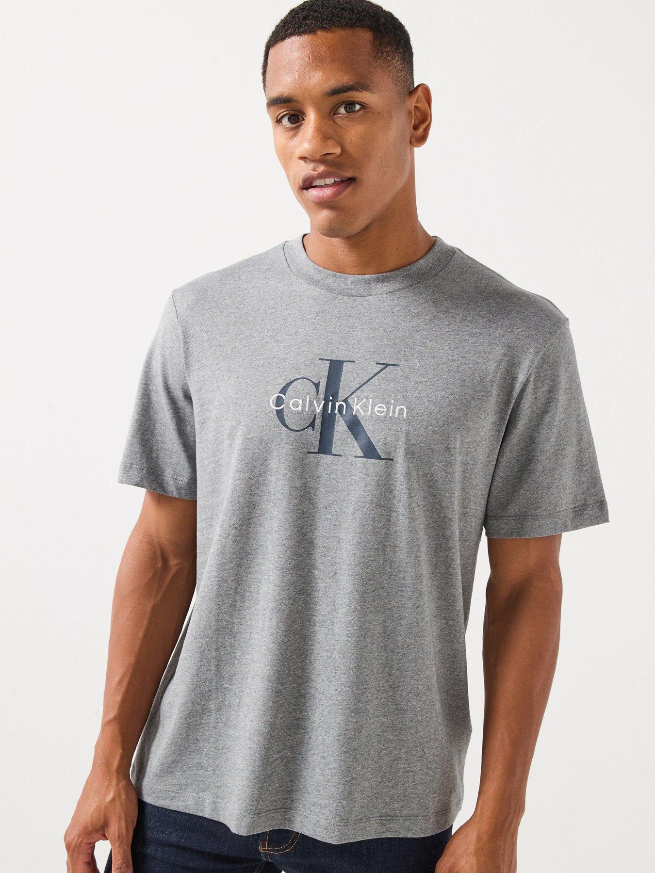 Calvin Klein Jeans Short Sleeve Hero Monologo T-Shirt 20S - Grey