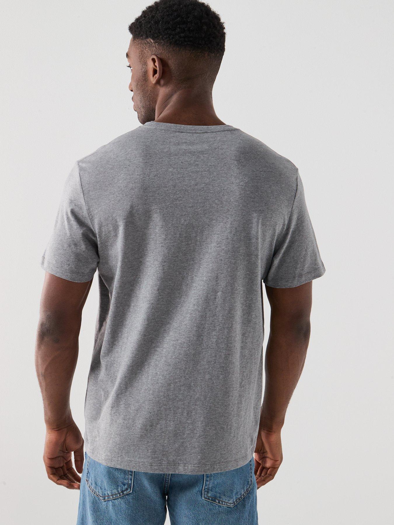 Image 2 of 6 of Calvin Klein Jeans Short Sleeve Hero Monologo T-Shirt 20S - Grey