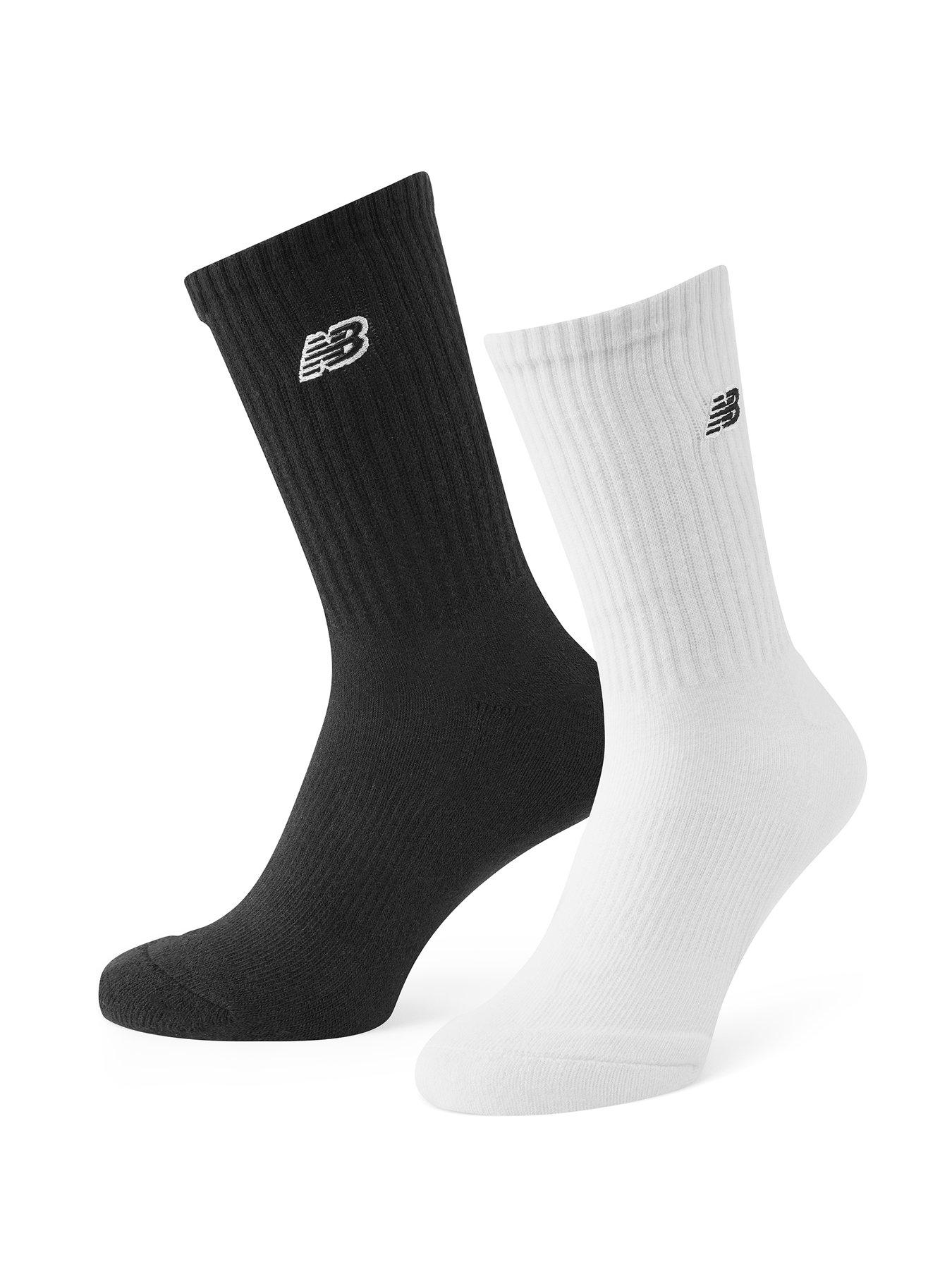 Image 1 of 3 of New Balance Unisex Kids Patch Logo 6 Pack Socks - Black / White