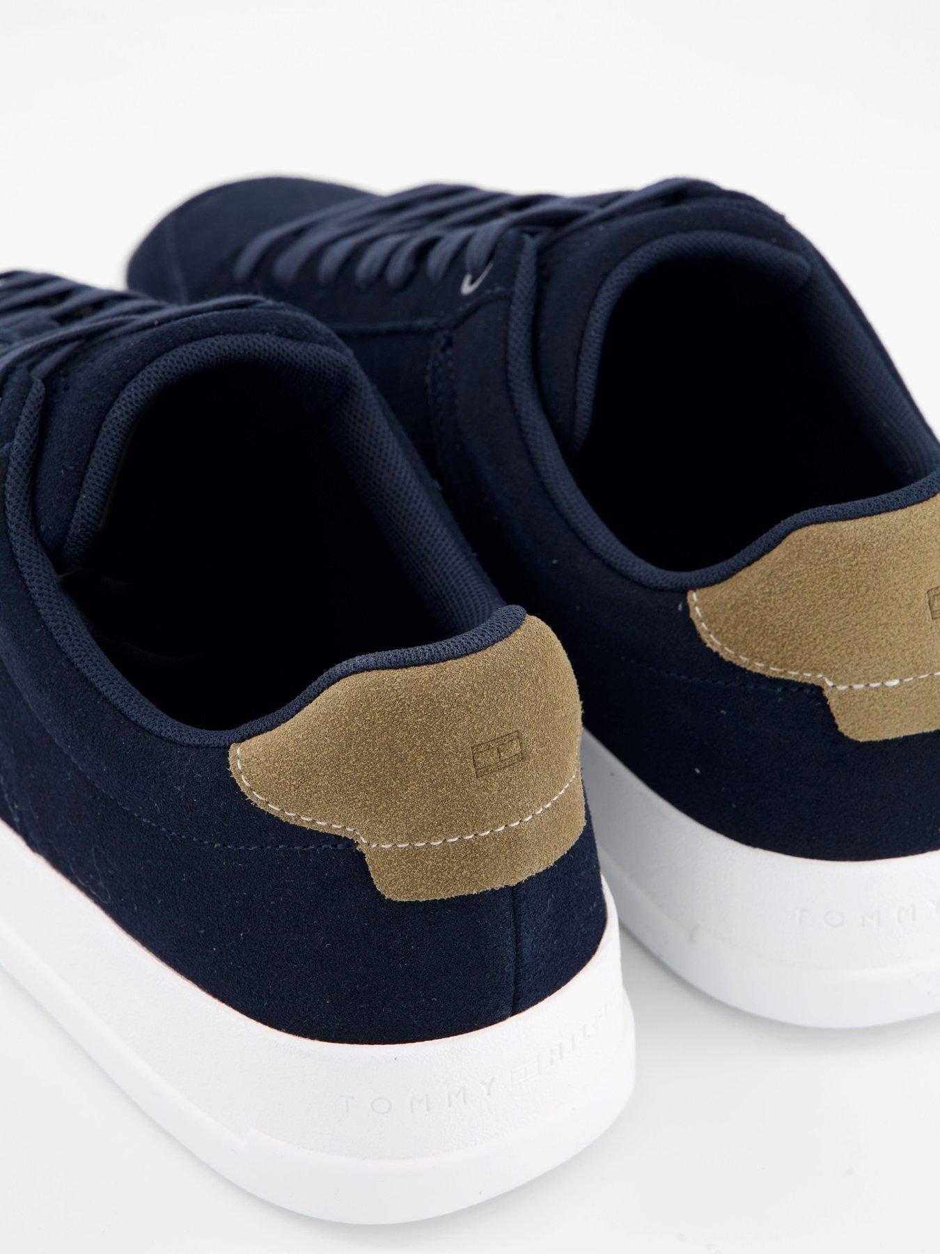 Image 5 of 7 of Tommy Hilfiger Court Summer Suede Trainers - Navy
