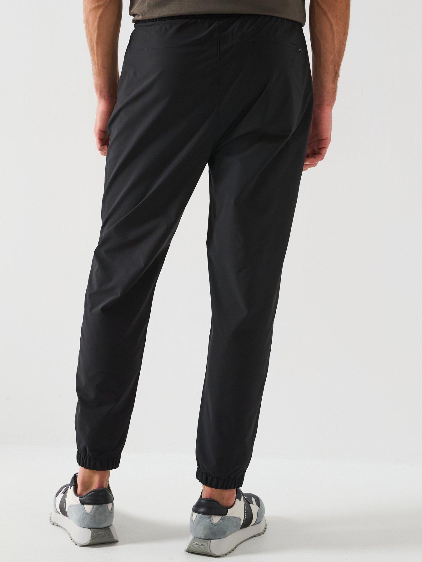 Image 2 of 6 of Calvin Klein Tech Slim Pull-On Trousers - Black